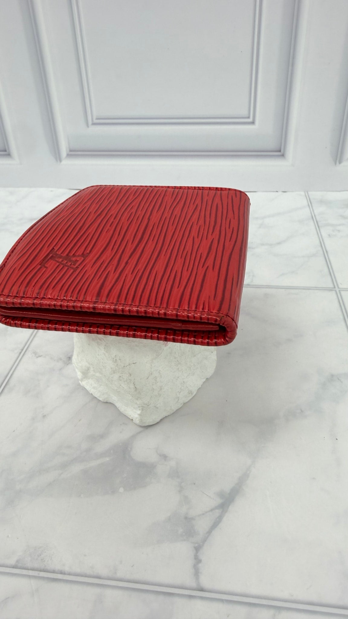 Louis Vuitton Red Epi Leather Coin Purse