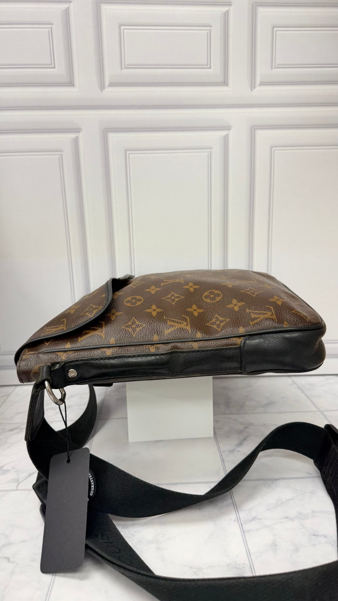 Louis Vuitton Monogram Macassar Bass MM Crossbody Bag