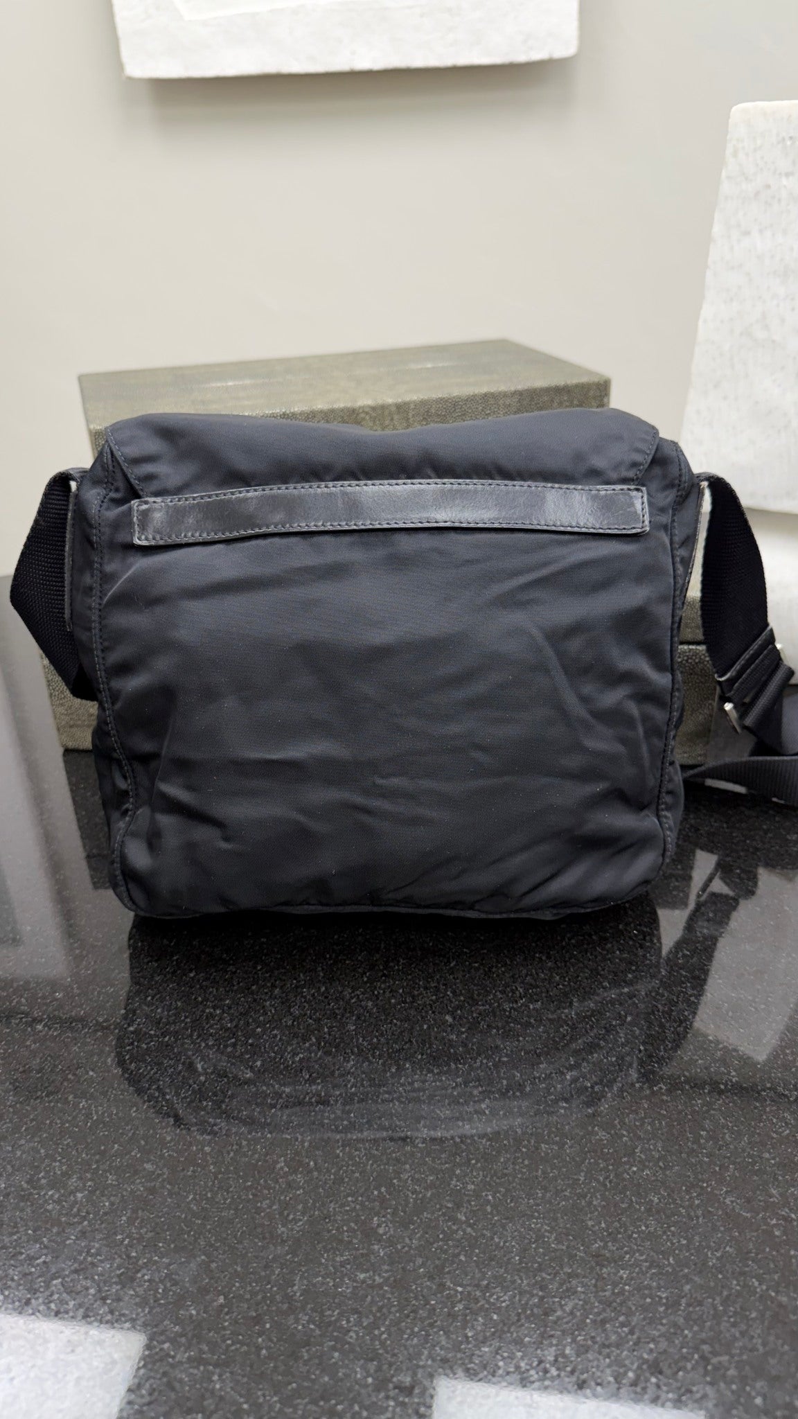 Prada Black Nylon Crossbody