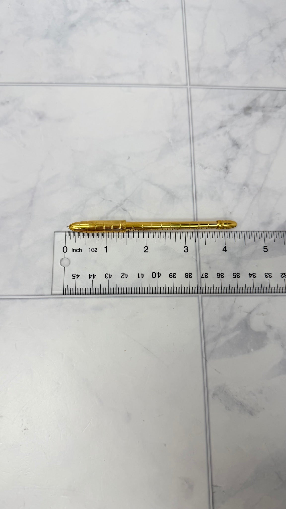 Louis Vuitton Gold Tone Stilo Agenda Mechanical Pencil