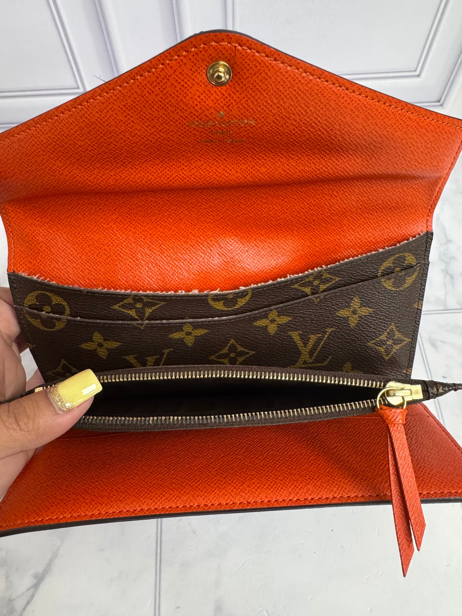 Louis Vuitton Monogram Josephine Long Wallet