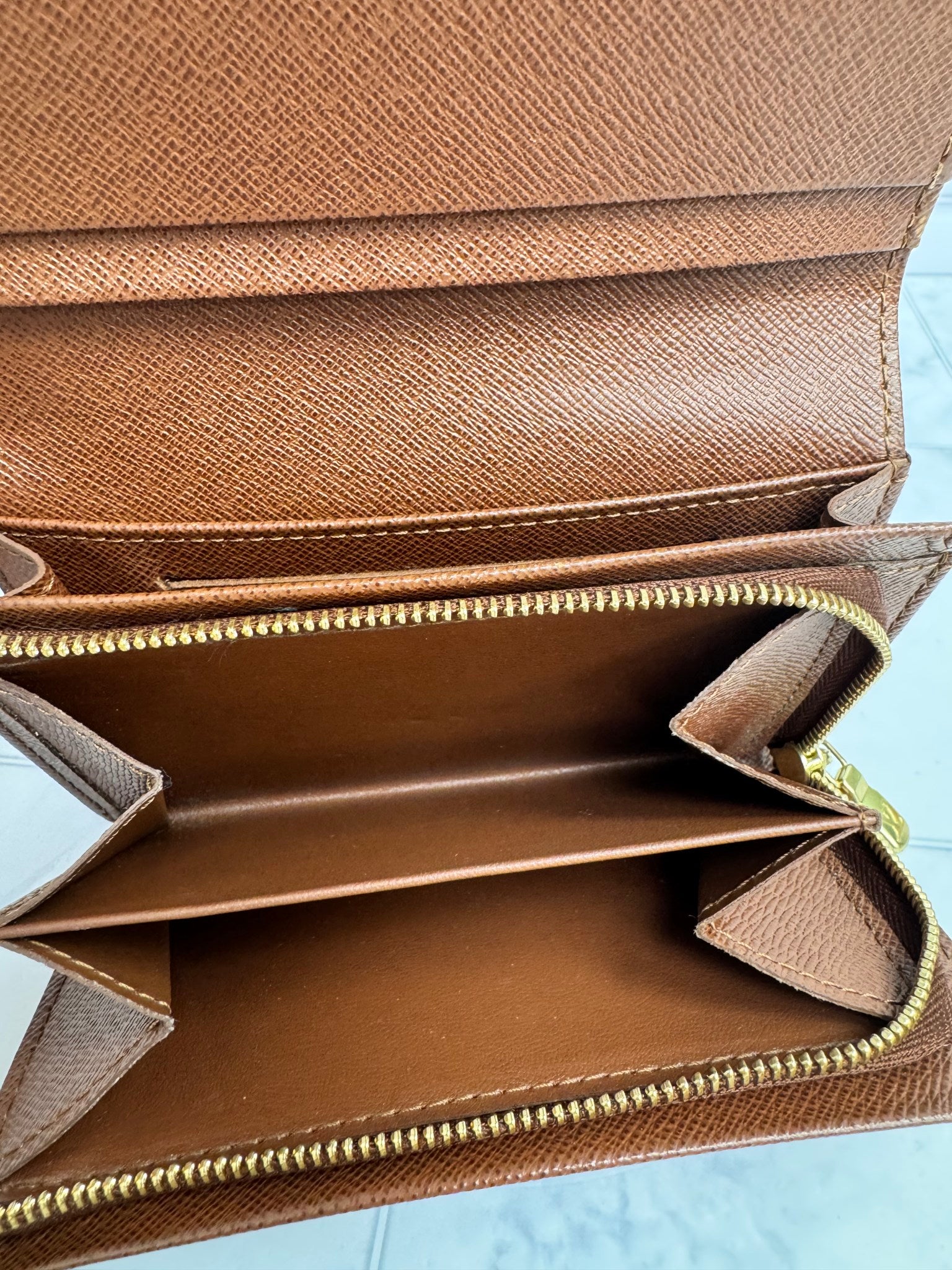 Louis Vuitton Monogram Porte Monnaie Compact Wallet