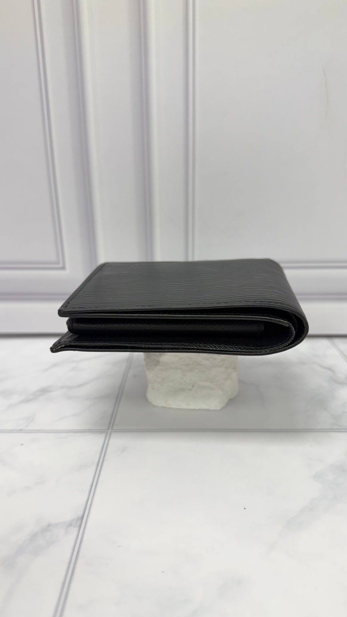 Louis Vuitton Black Epi Leather Bifold Wallet