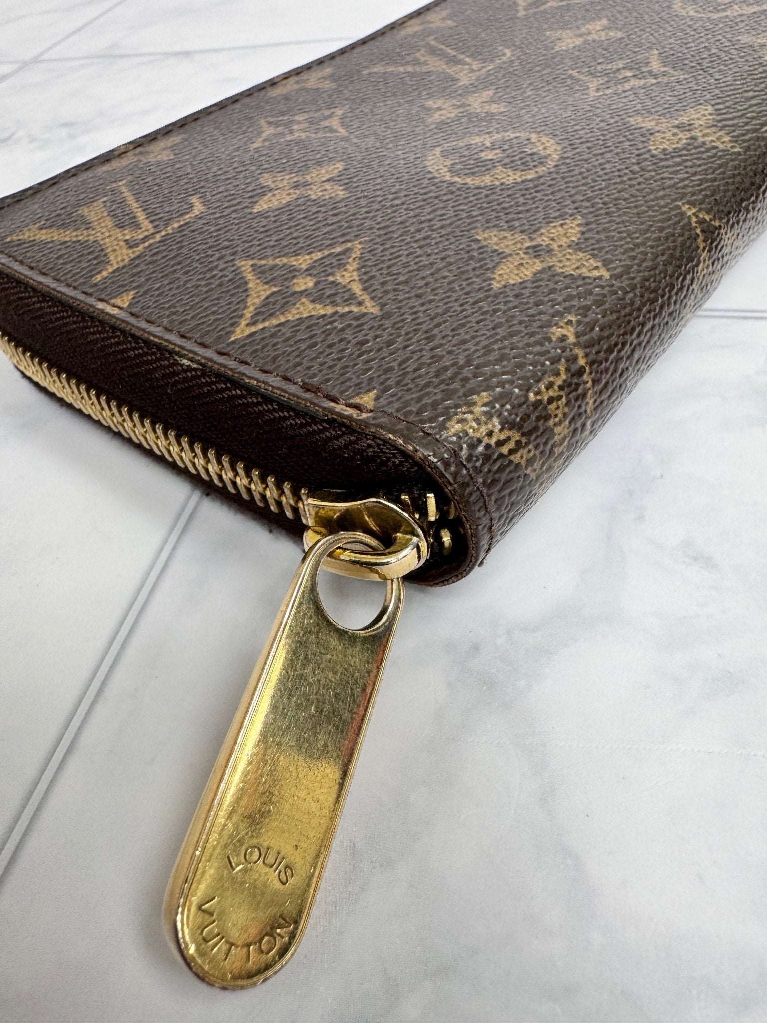 Louis Vuitton Monogram Long Zippy Wallet