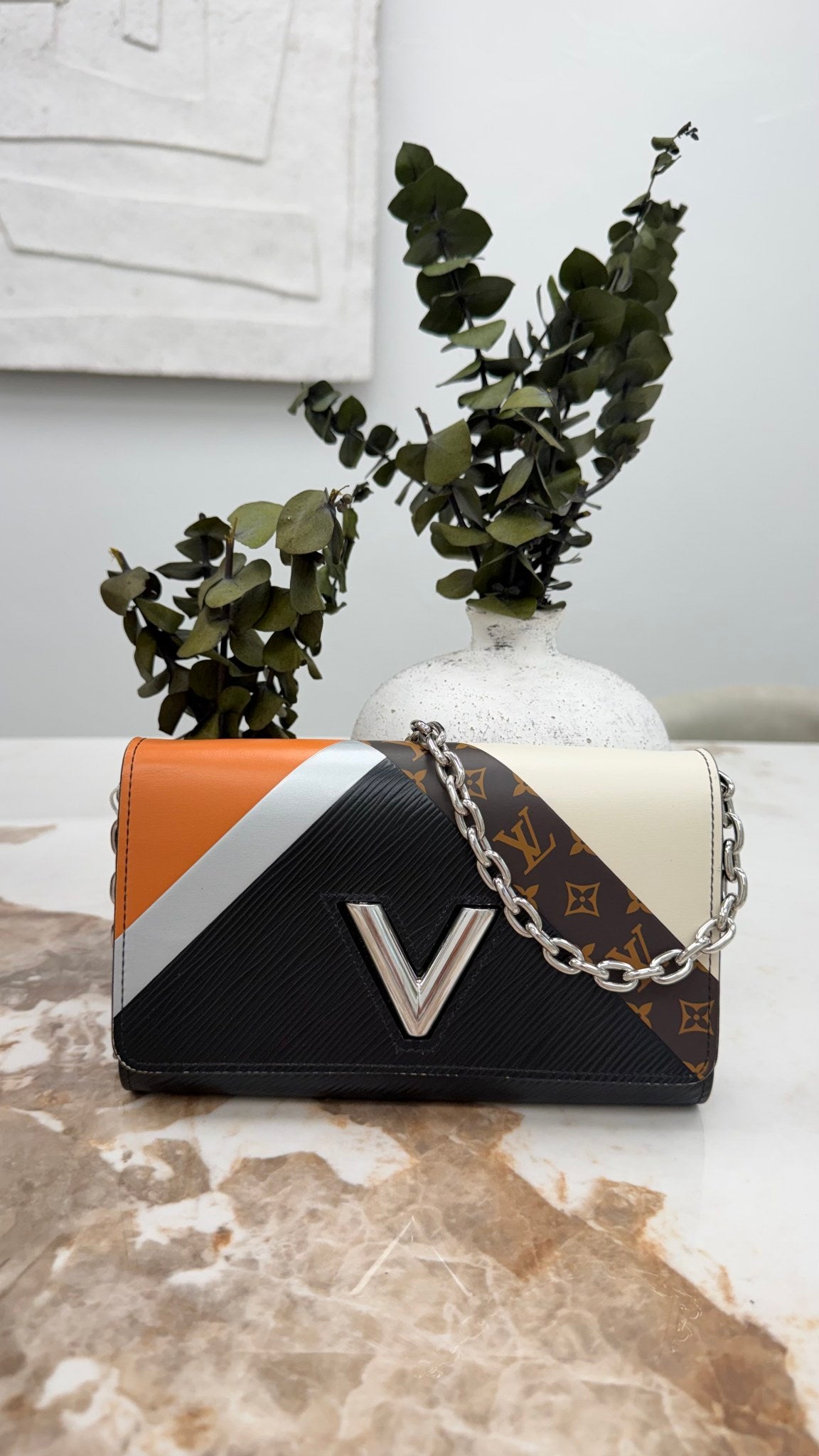 Louis Vuitton Epi Monogram Twist Wallet On A Chain