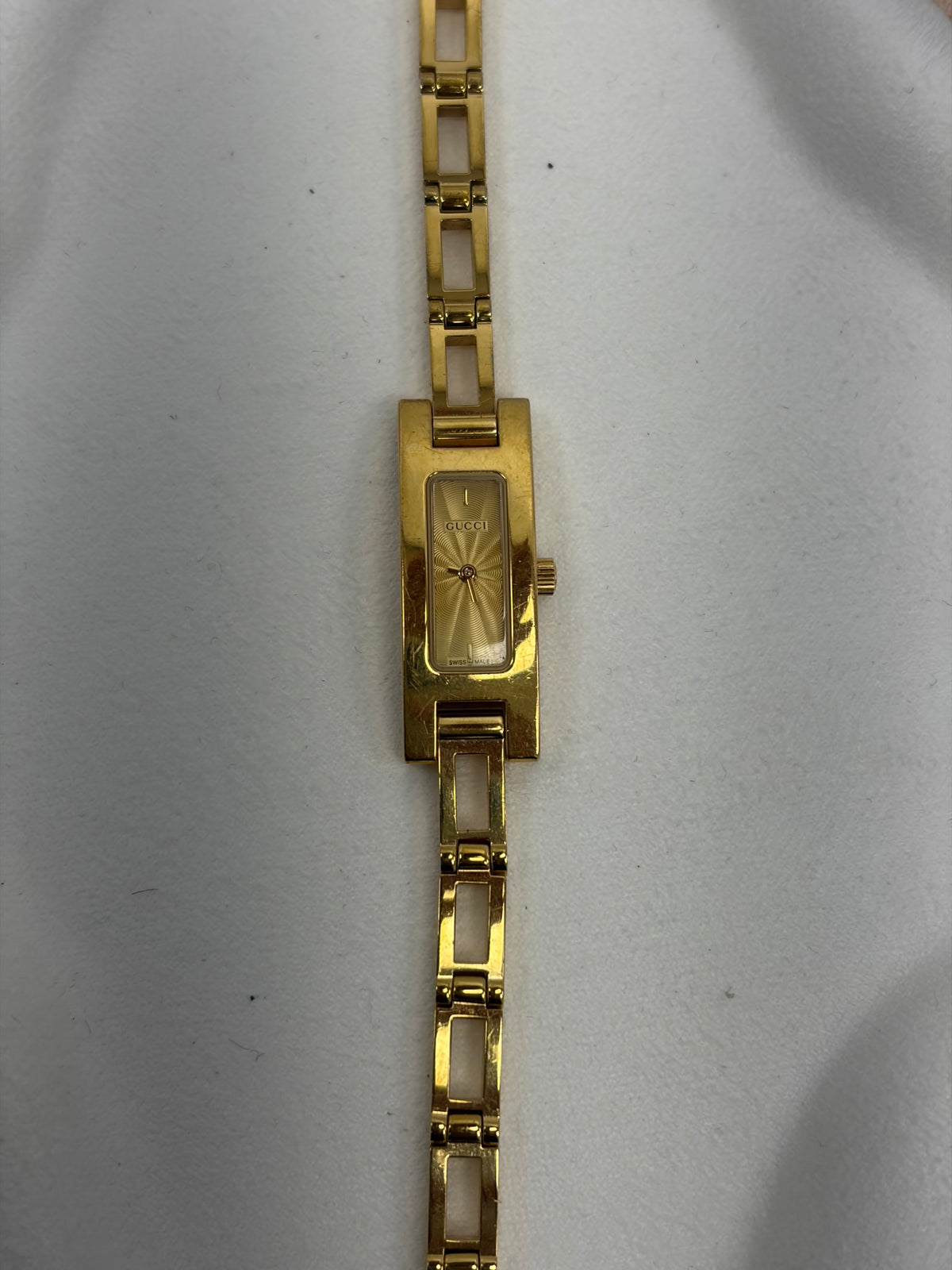 Gucci Gold Tone Stainless Steel Quartz Watch