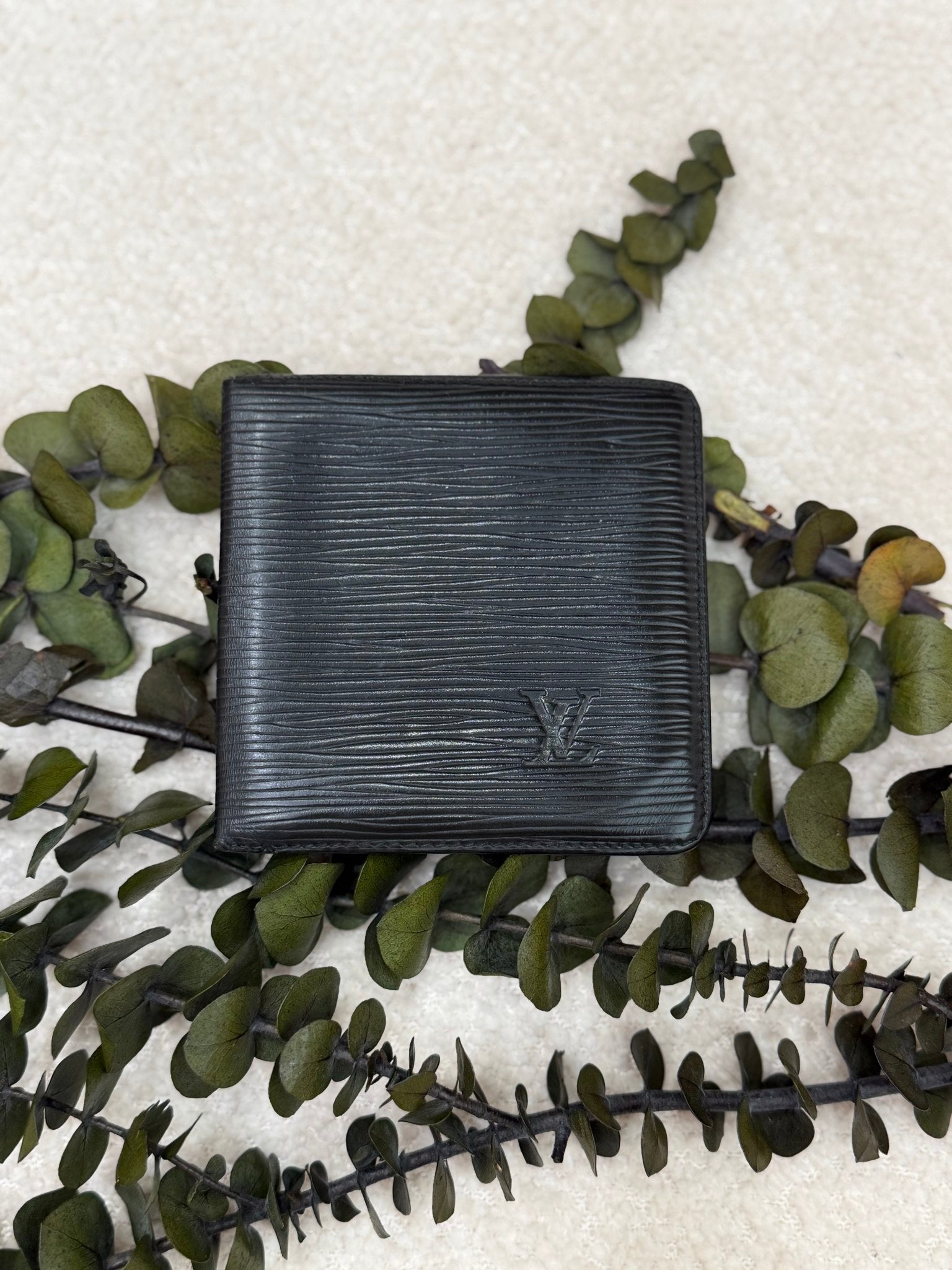 Louis Vuitton Black Epi Leather Bifold Wallet