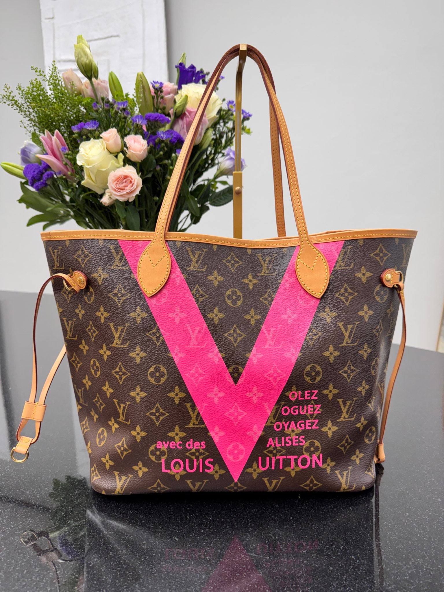 Louis Vuitton Monogram V Grenade Neverfull MM