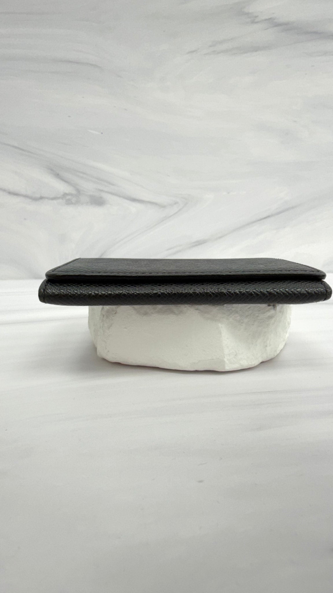 Louis Vuitton Black Taiga Leather Card Holder
