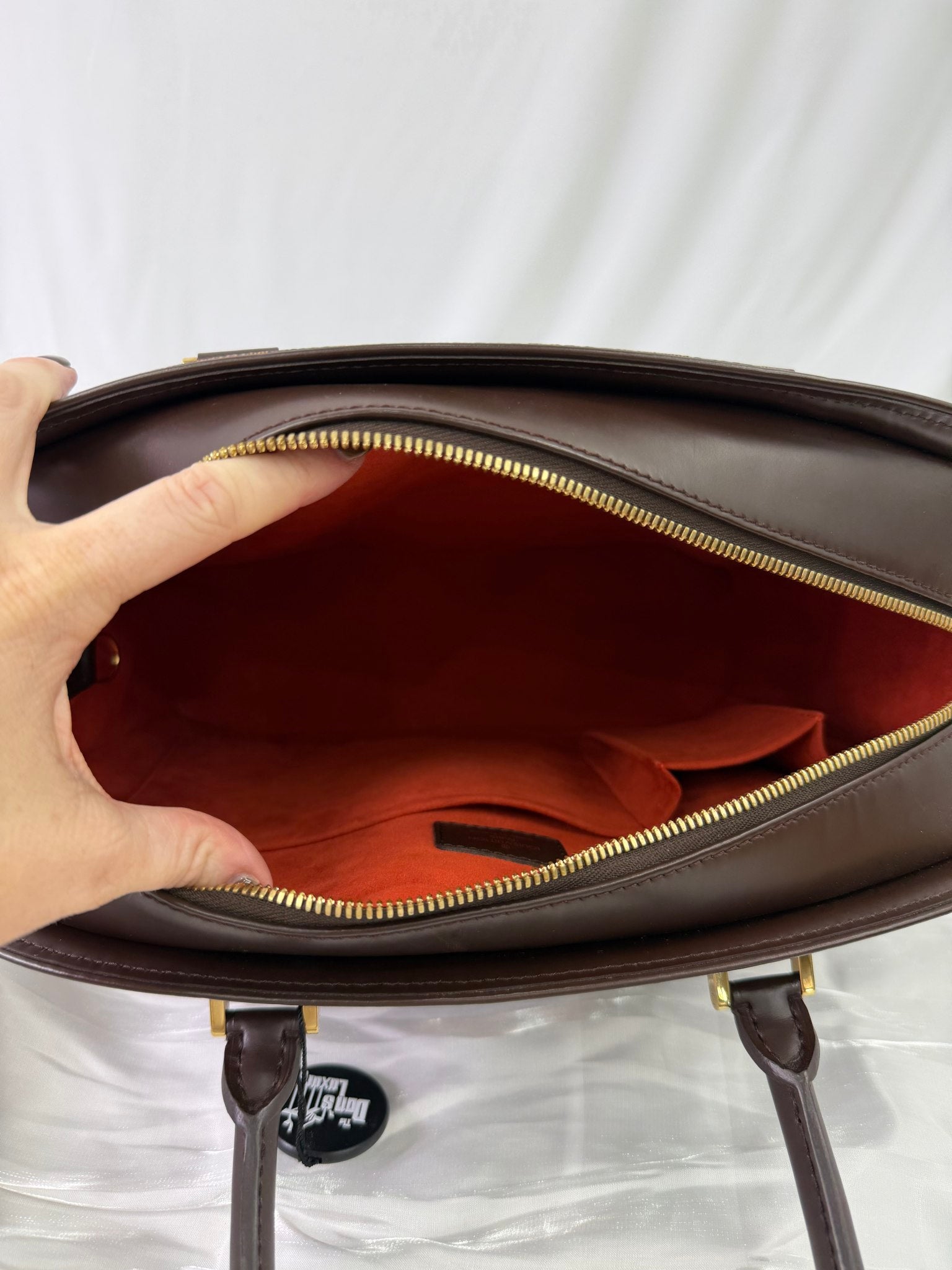 Louis Vuitton Damier Ebene Sarria Handbag