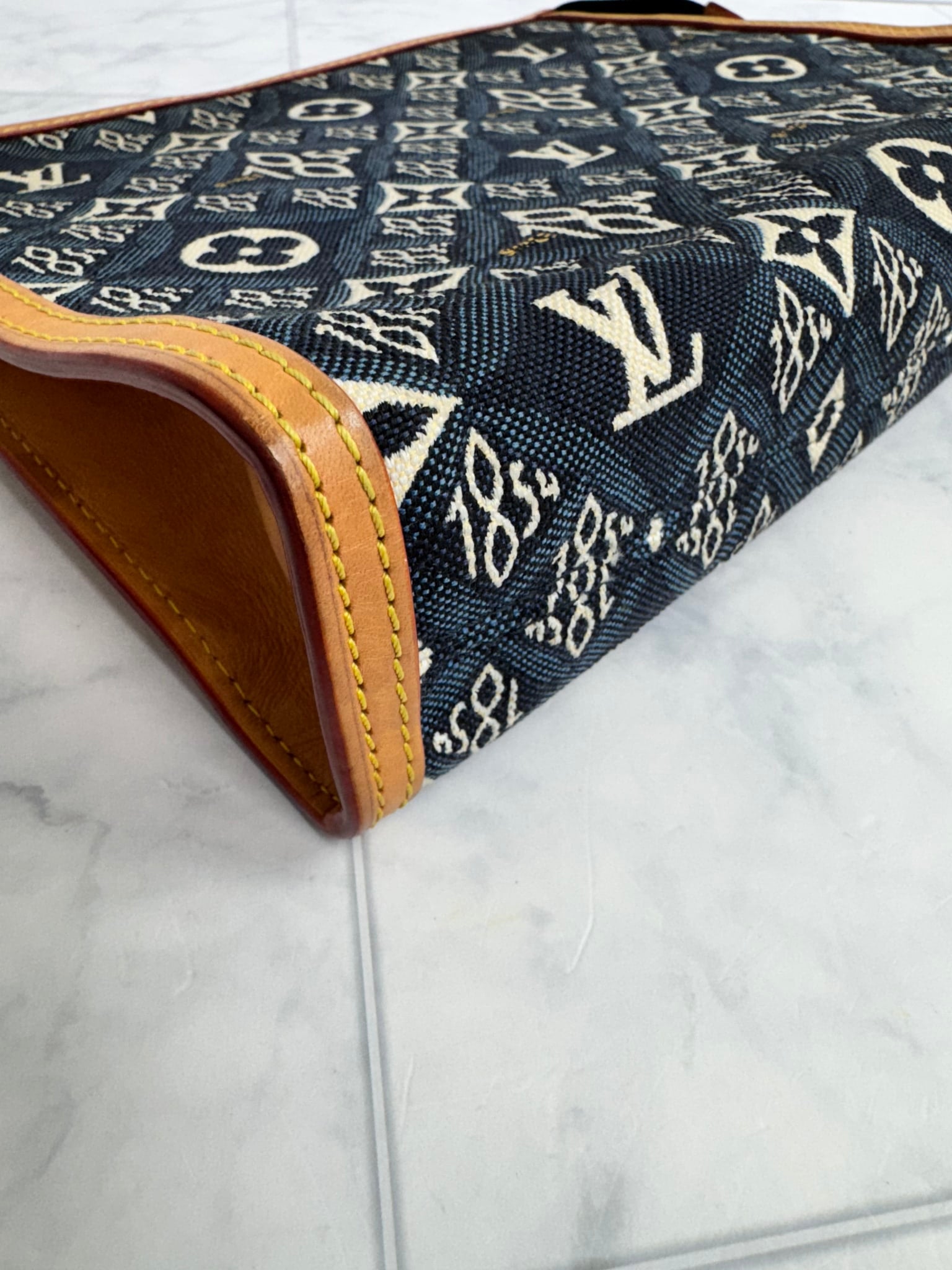 Louis Vuitton Blue Jacquard Monogram Since 1854 Toiletry Pouch 26
