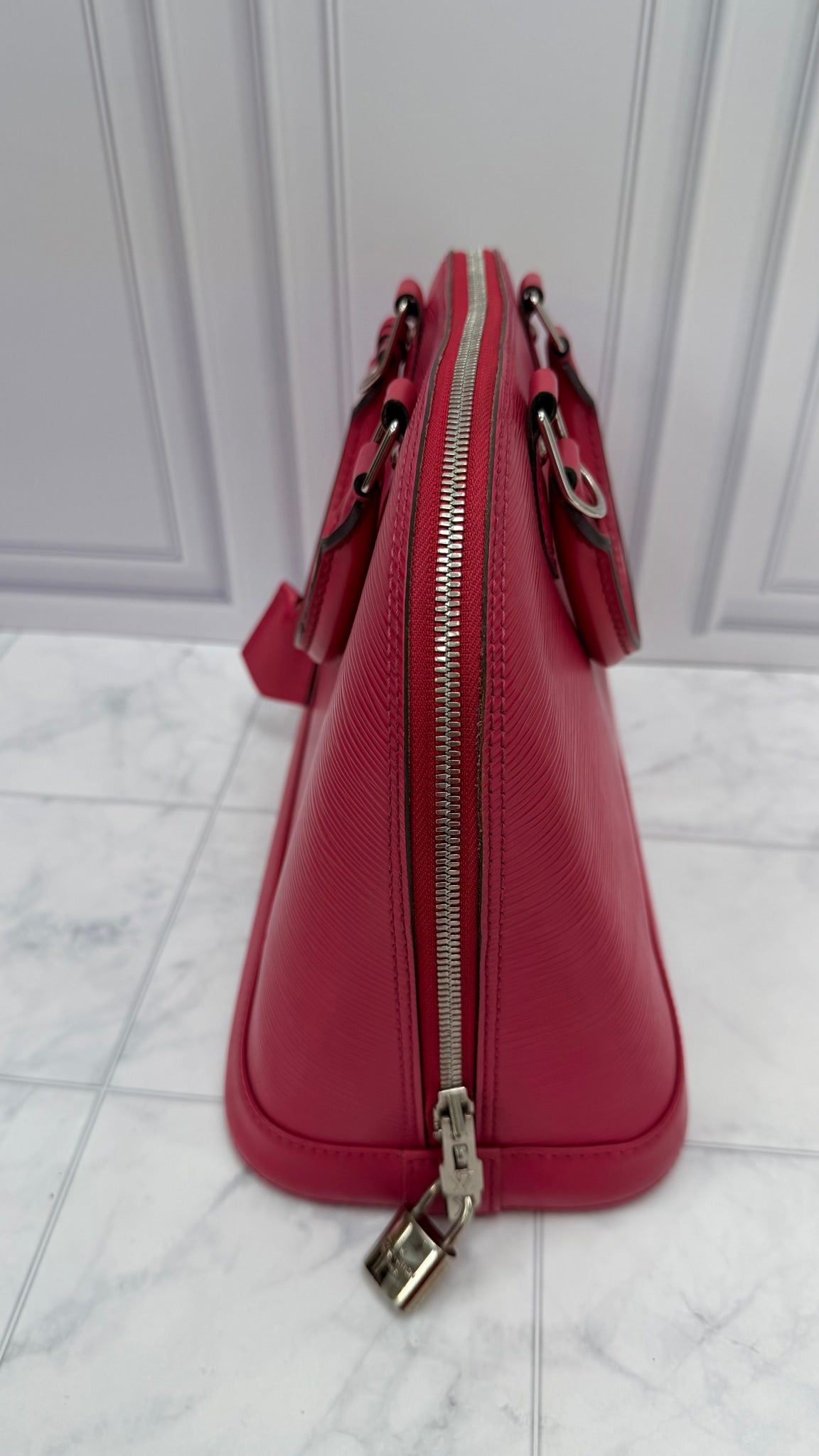 Louis Vuitton Pink Epi Alma PM