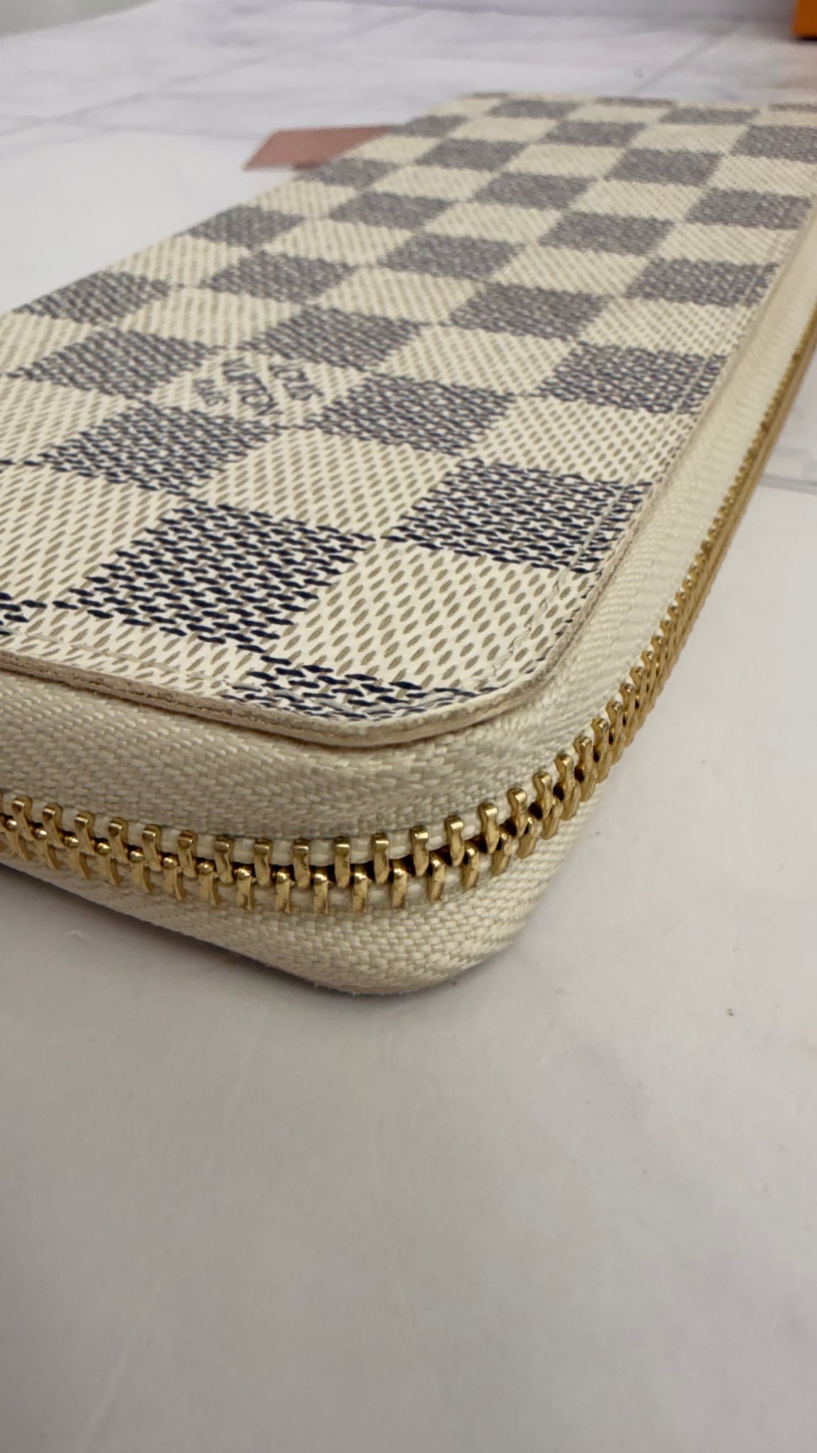 Louis Vuitton Damier Azur Zippy Long Wallet