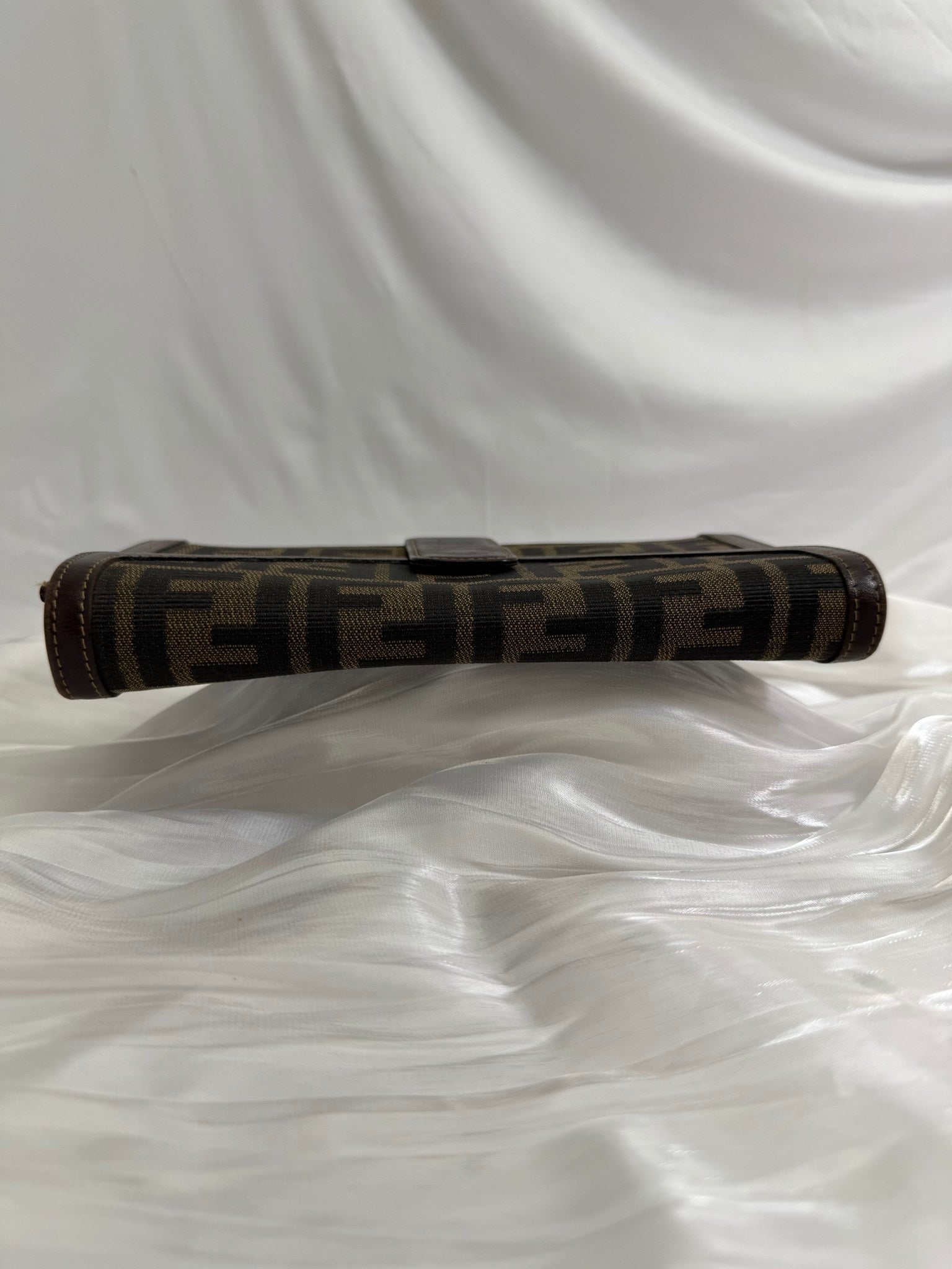 Fendi Brown Zucca Canvas Continental Wallet