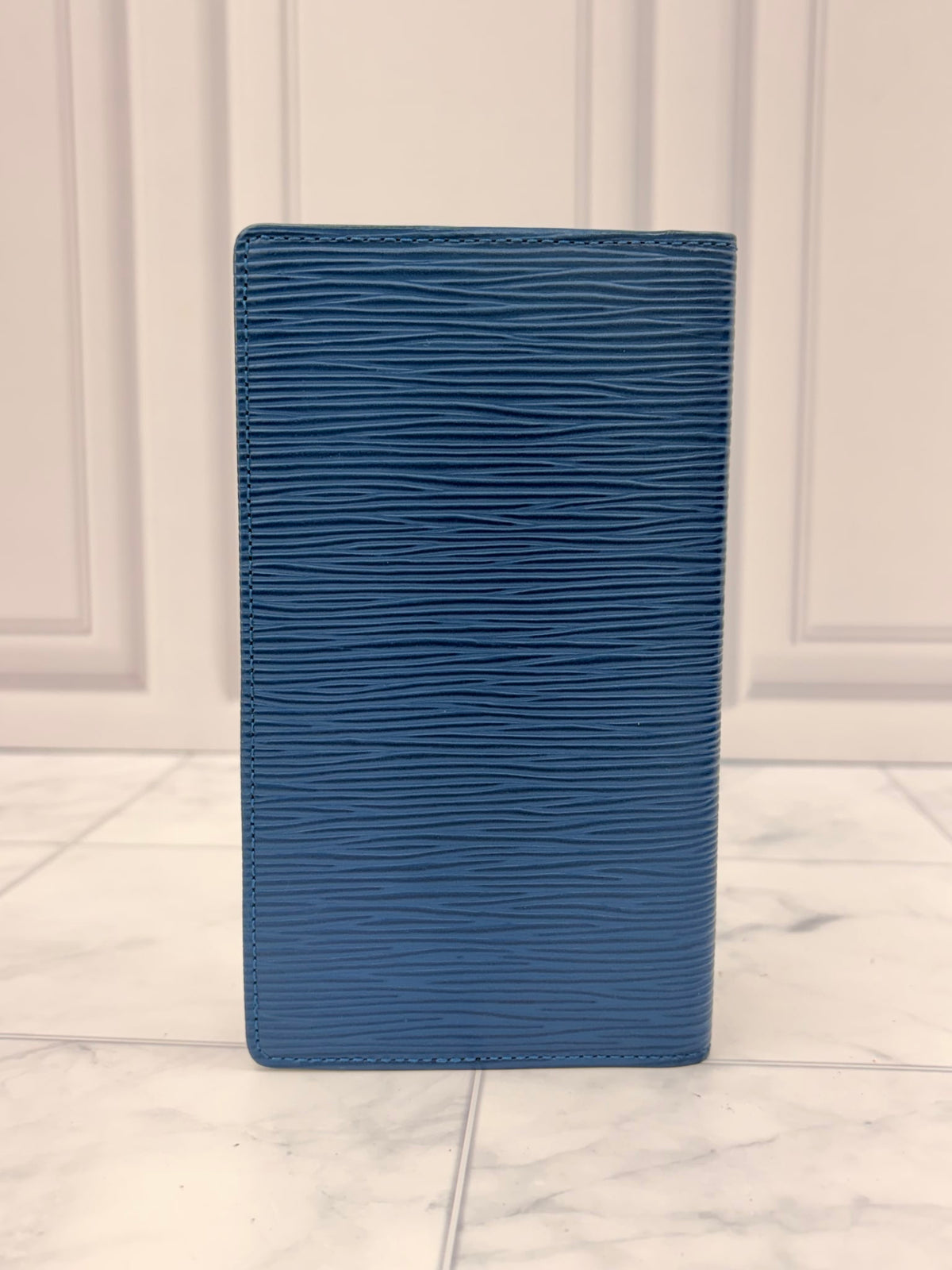 Louis Vuitton Blue Epi Leather Long Wallet