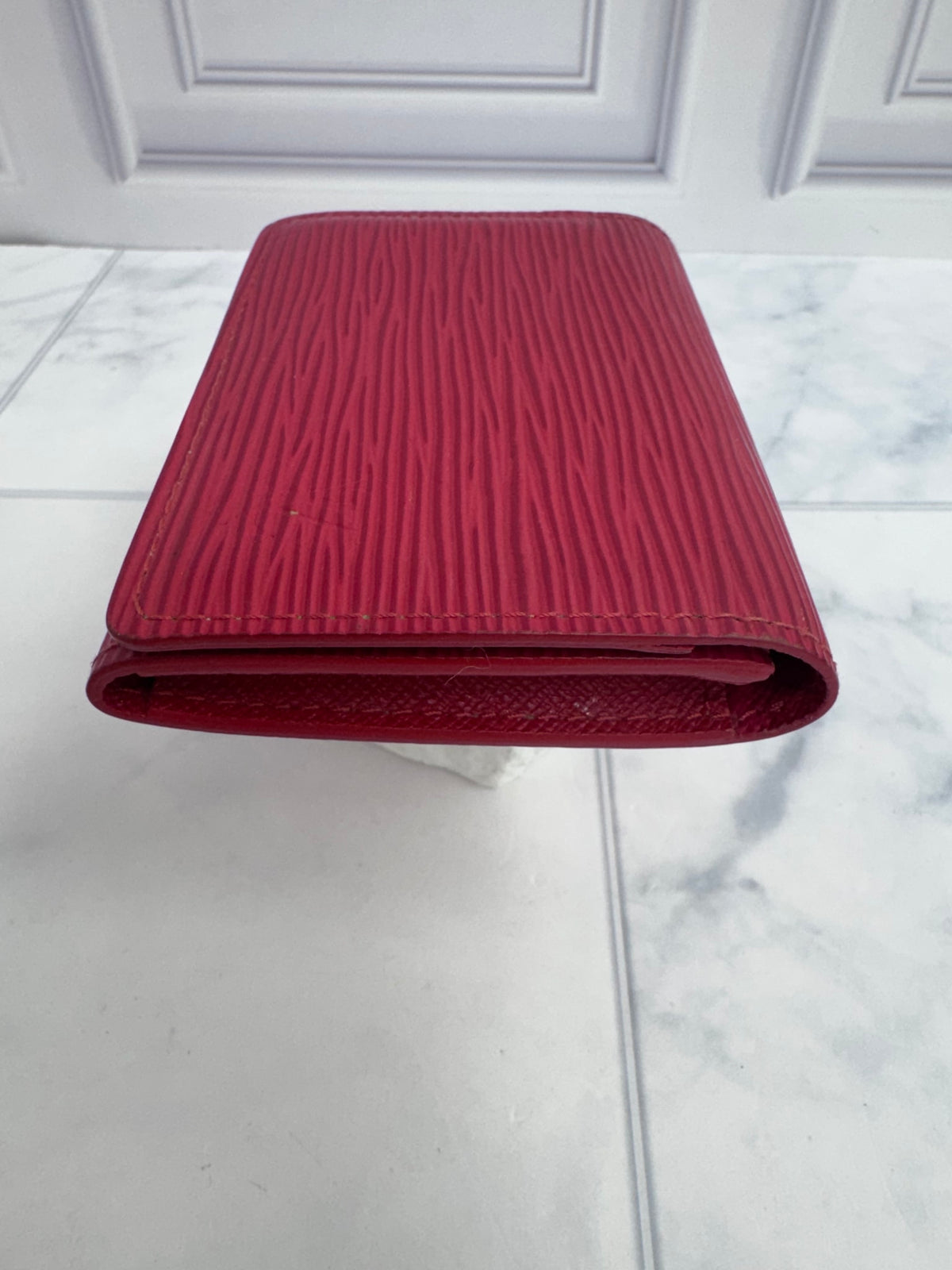 Louis Vuitton Red Epi Card Case