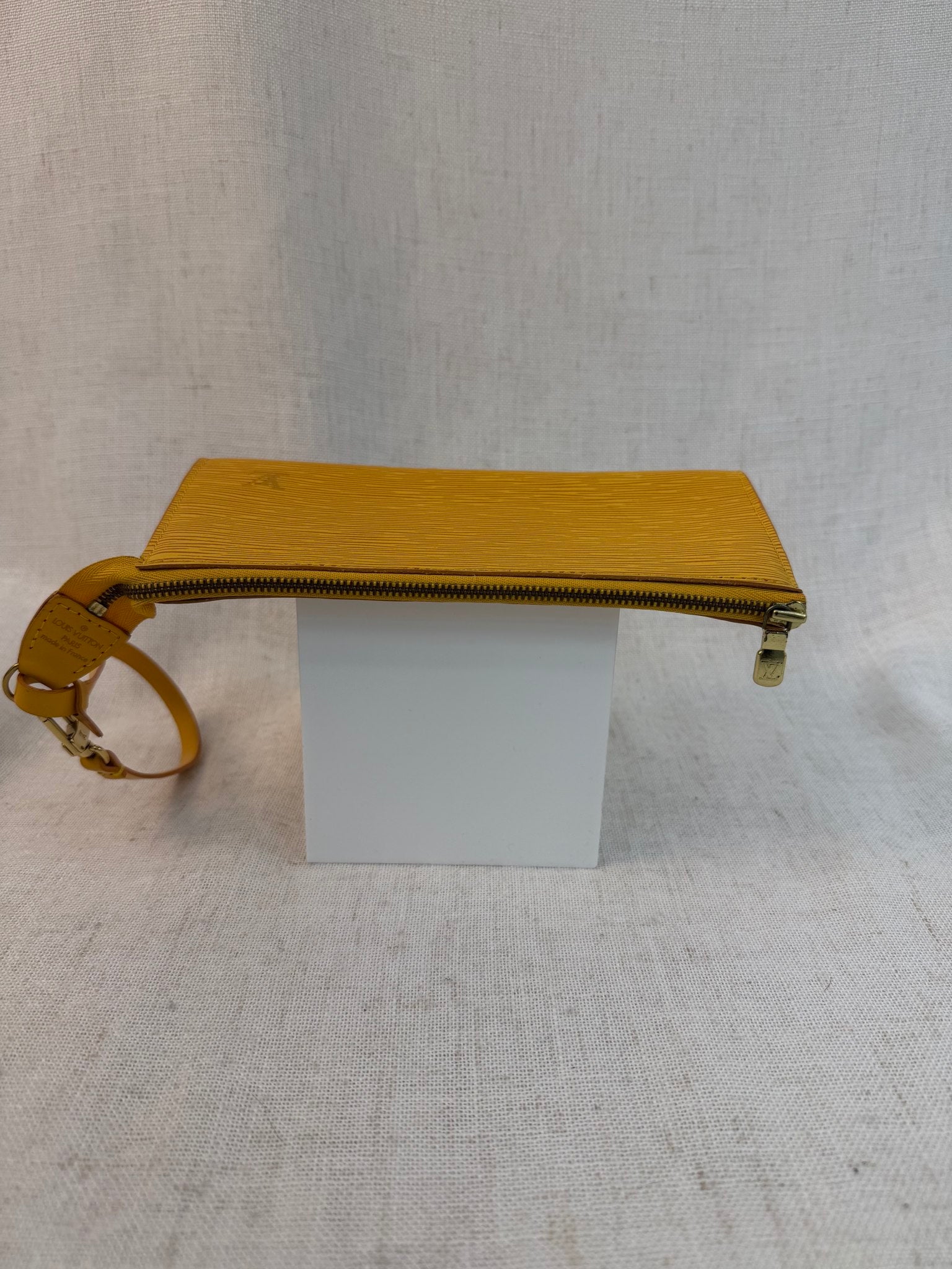 Louis Vuitton Yellow Epi Leather Pochette