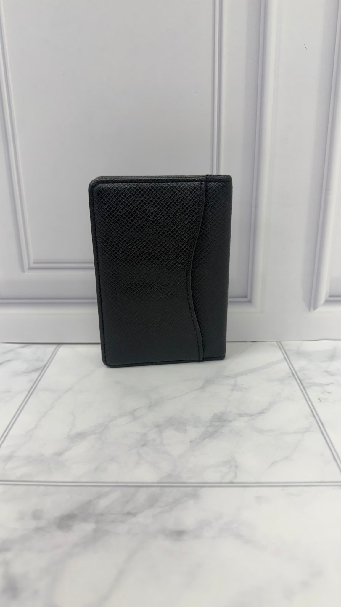 Louis Vuitton Black Taiga Leather Pocket Organizer