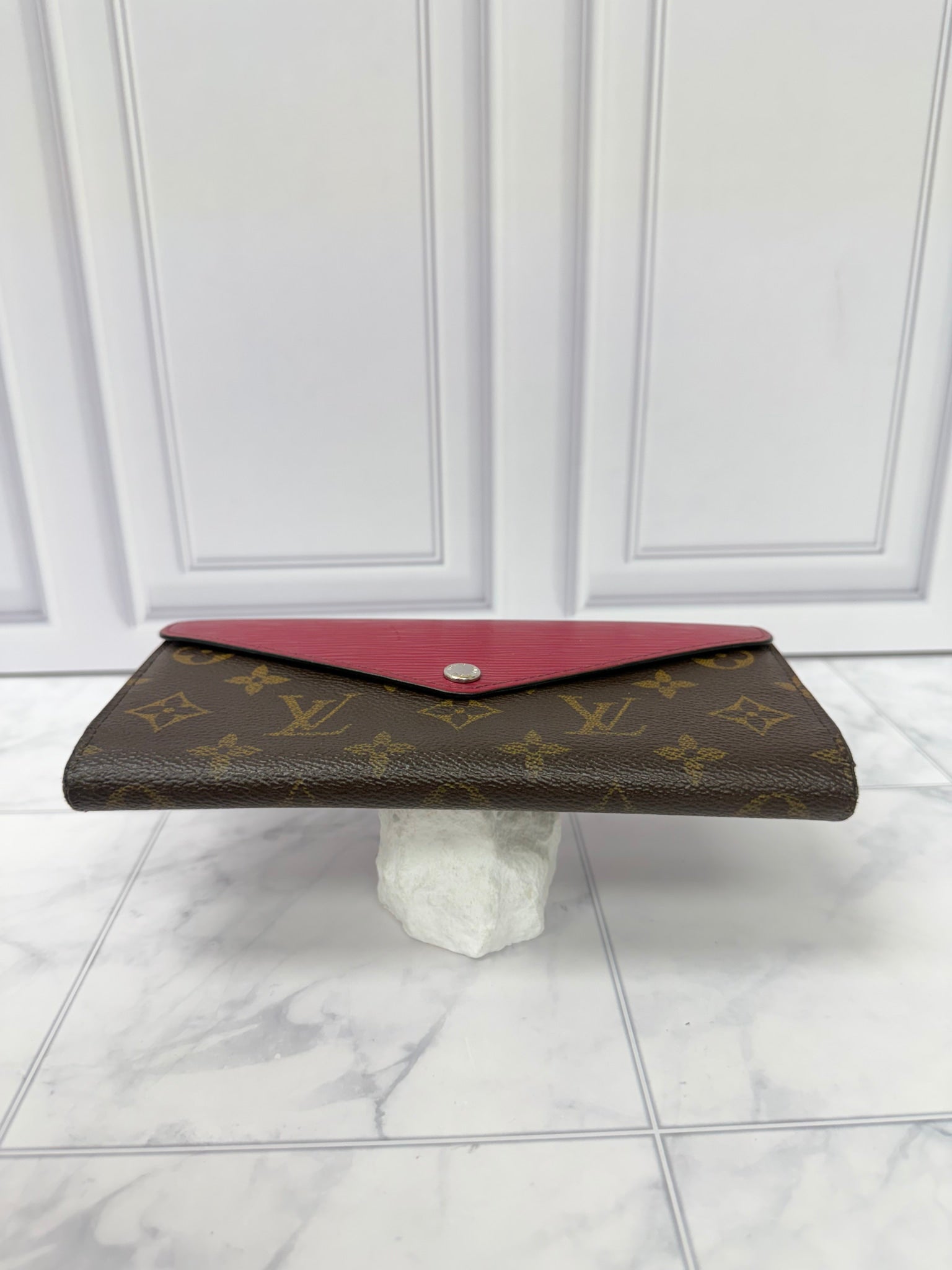 Louis Vuitton Monogram Purple Epi Leather Marie Lou Wallet
