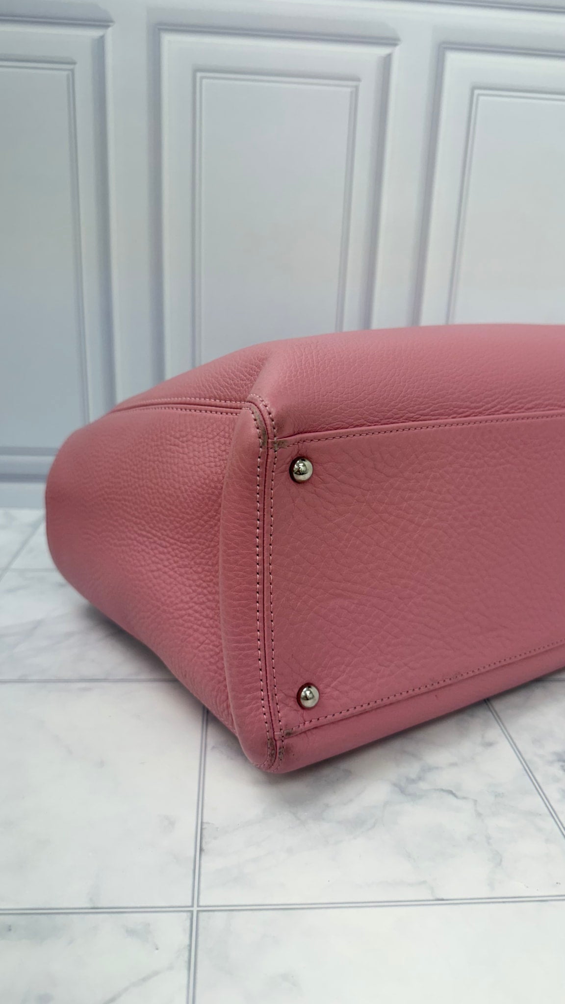 Chanel Pink Calfskin Leather Executive Cerf Large Tote Bag
