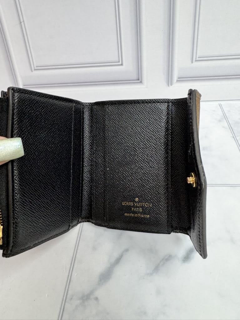 Louis Vuitton Monogram Reverse Portefeuille Zoe Compact Wallet