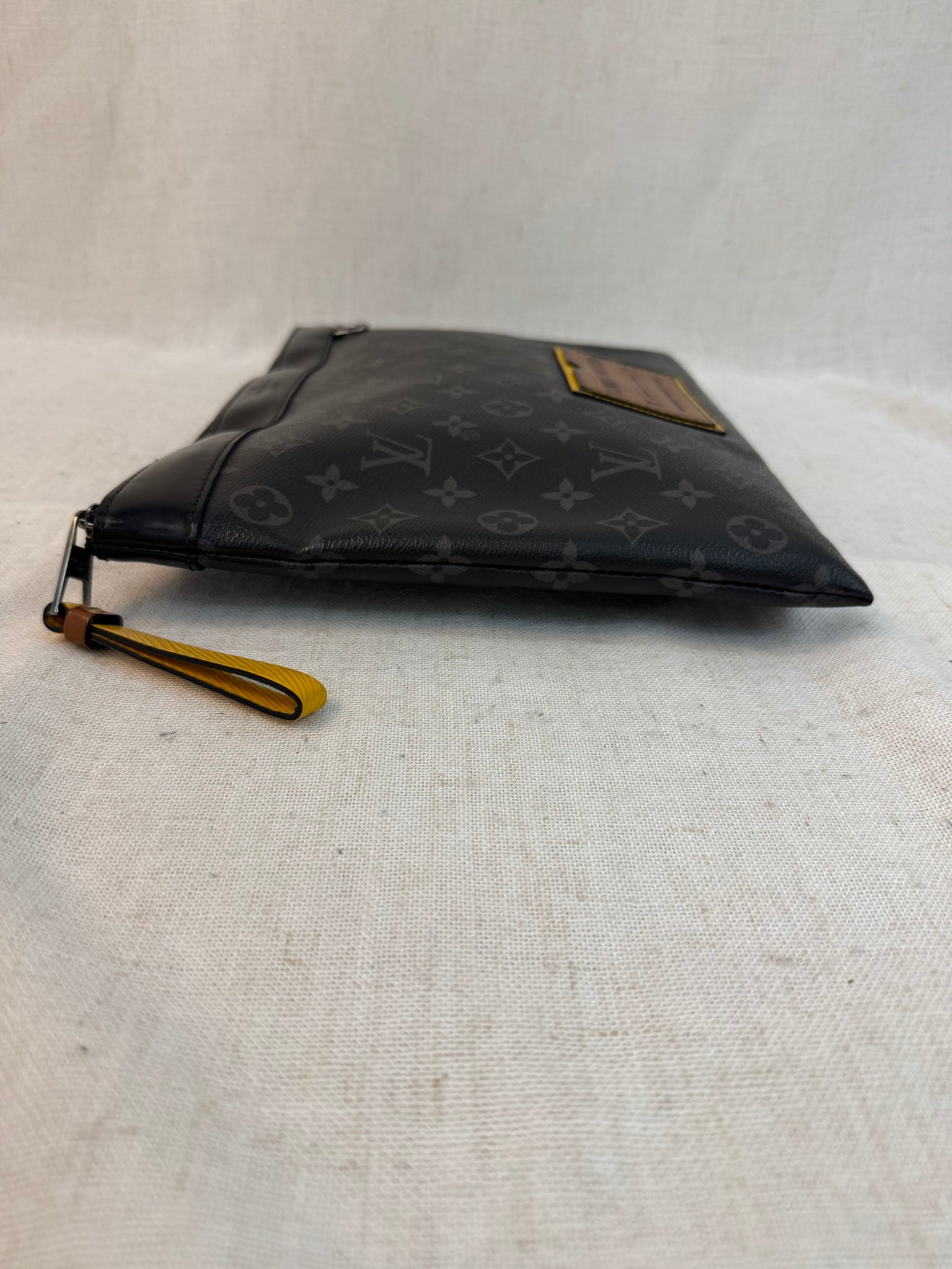 Louis Vuitton Monogram Eclipse Gaston Label GM Pochette