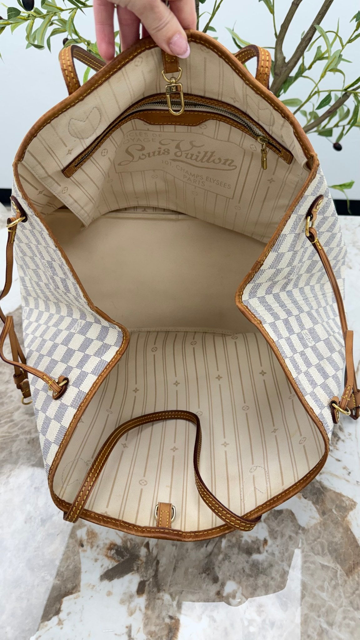 Louis Vuitton Damier Azur Neverfull GM