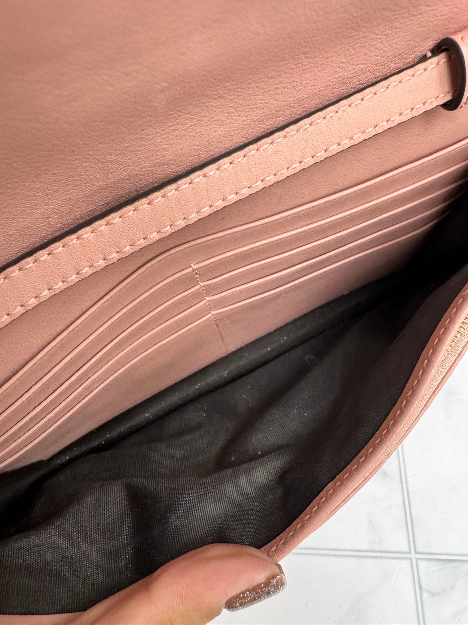 Gucci Pink Micro Guccissima Leather Crossbody Bag