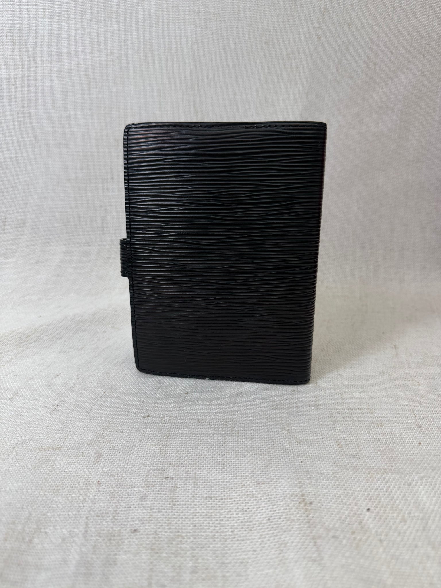 Louis Vuitton Black Epi Leather Passport Agenda PM