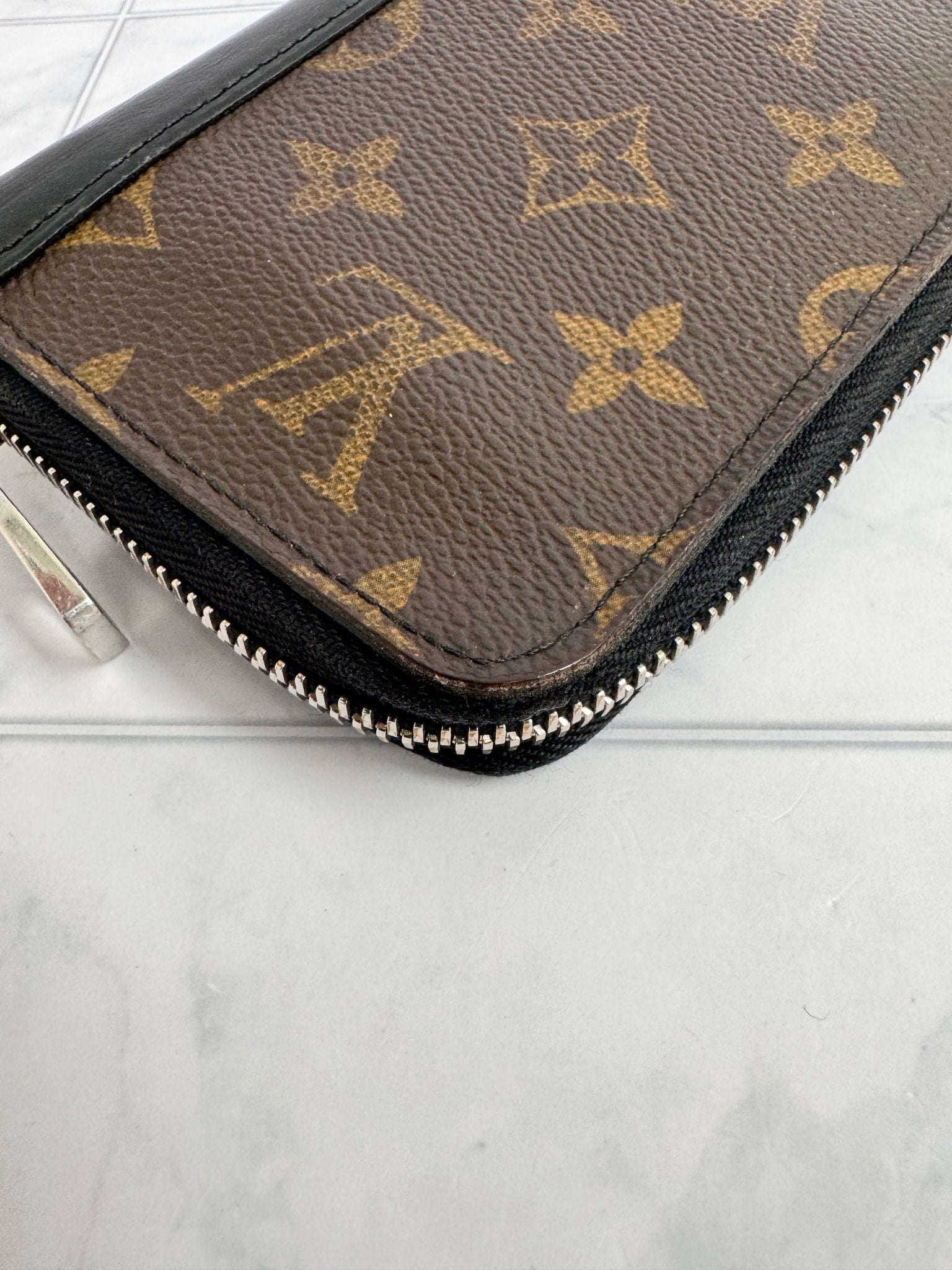 Louis Vuitton Monogram Macassar Long Zippy Wallet