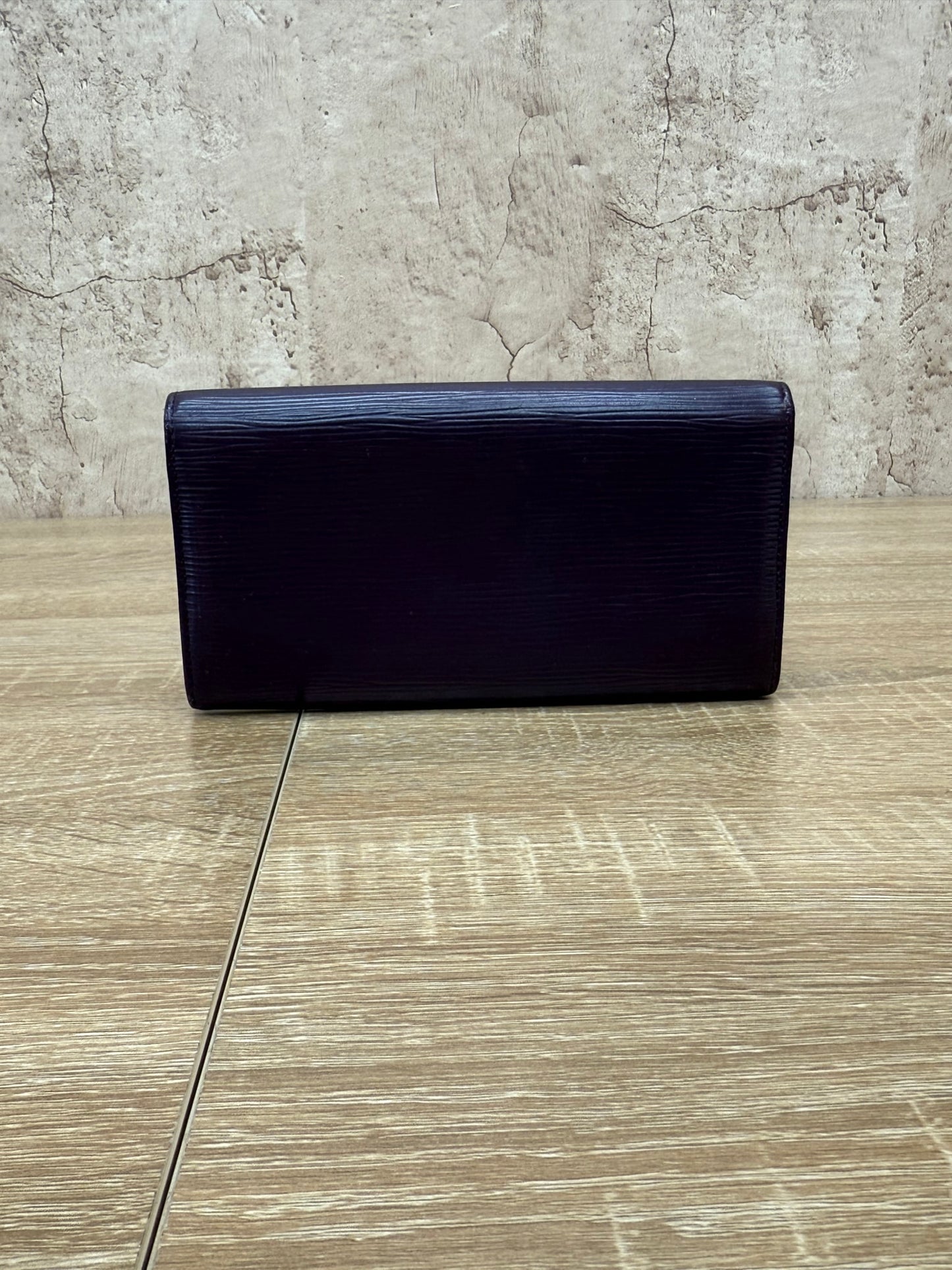 Louis Vuitton Purple & Pink Epi Leather Sarah Wallet