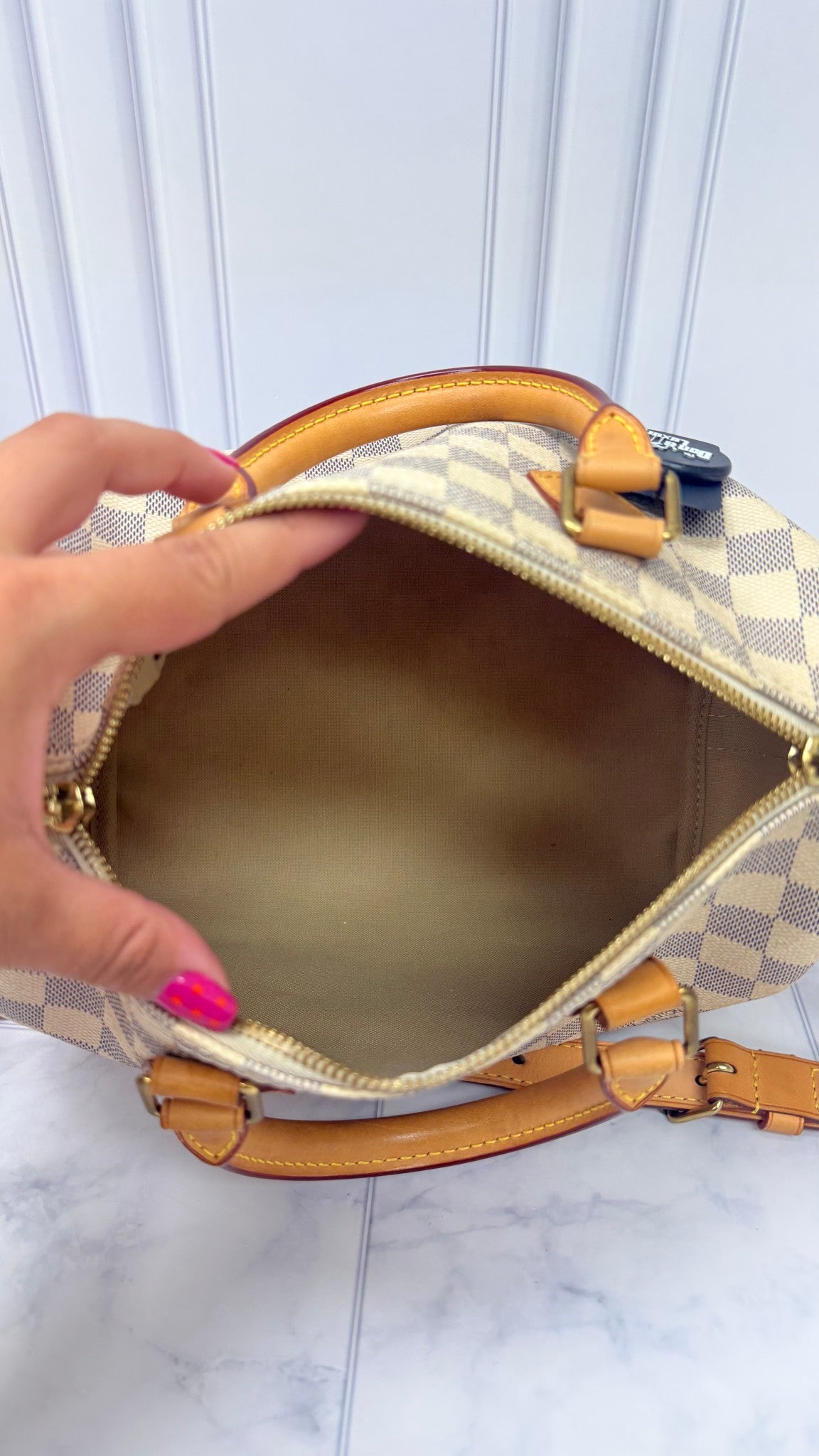 Louis Vuitton Damier Azur Speedy 25 Bandouliere