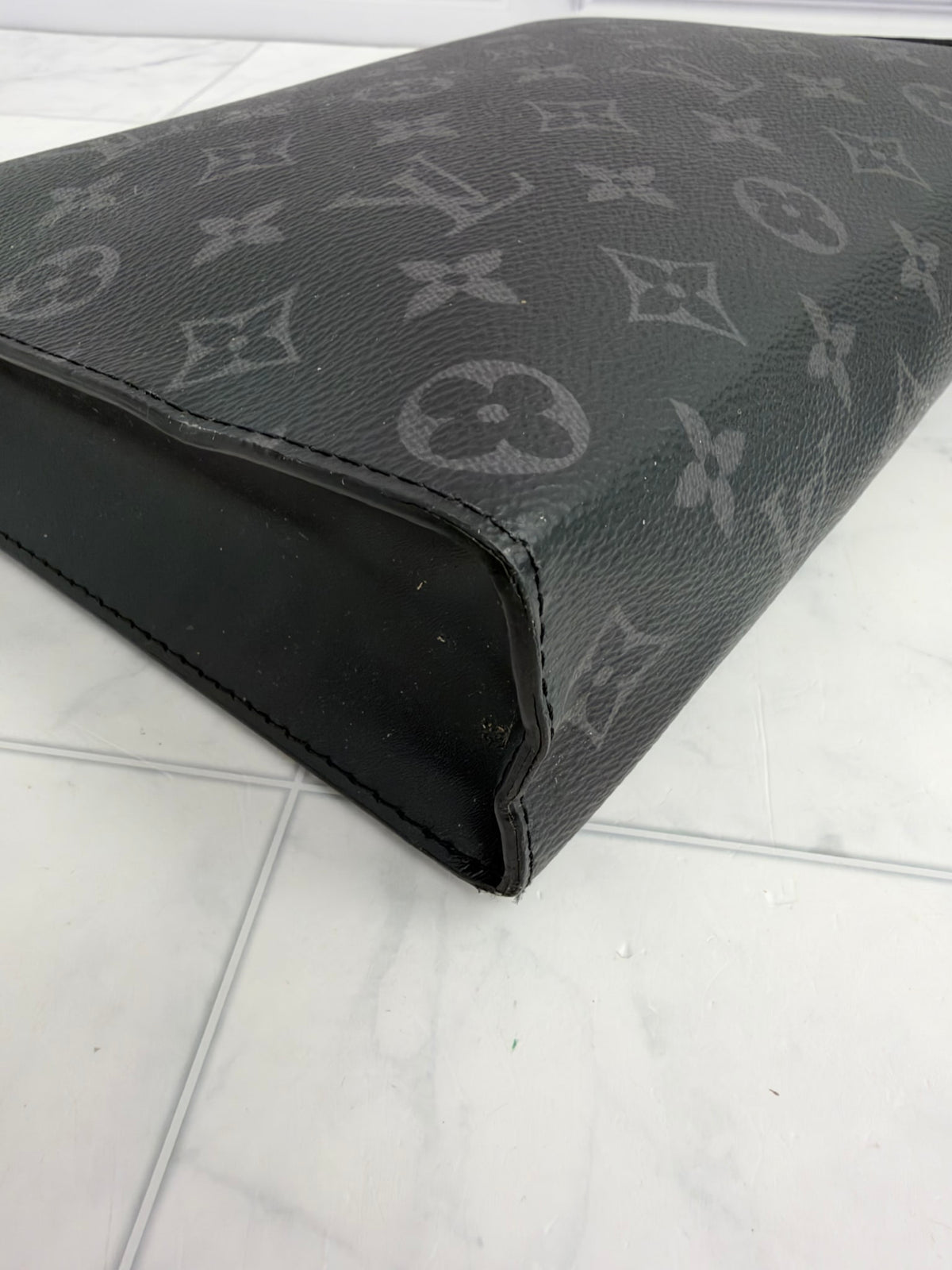 Louis Vuitton Monogram Eclipse Pochette Voyage MM