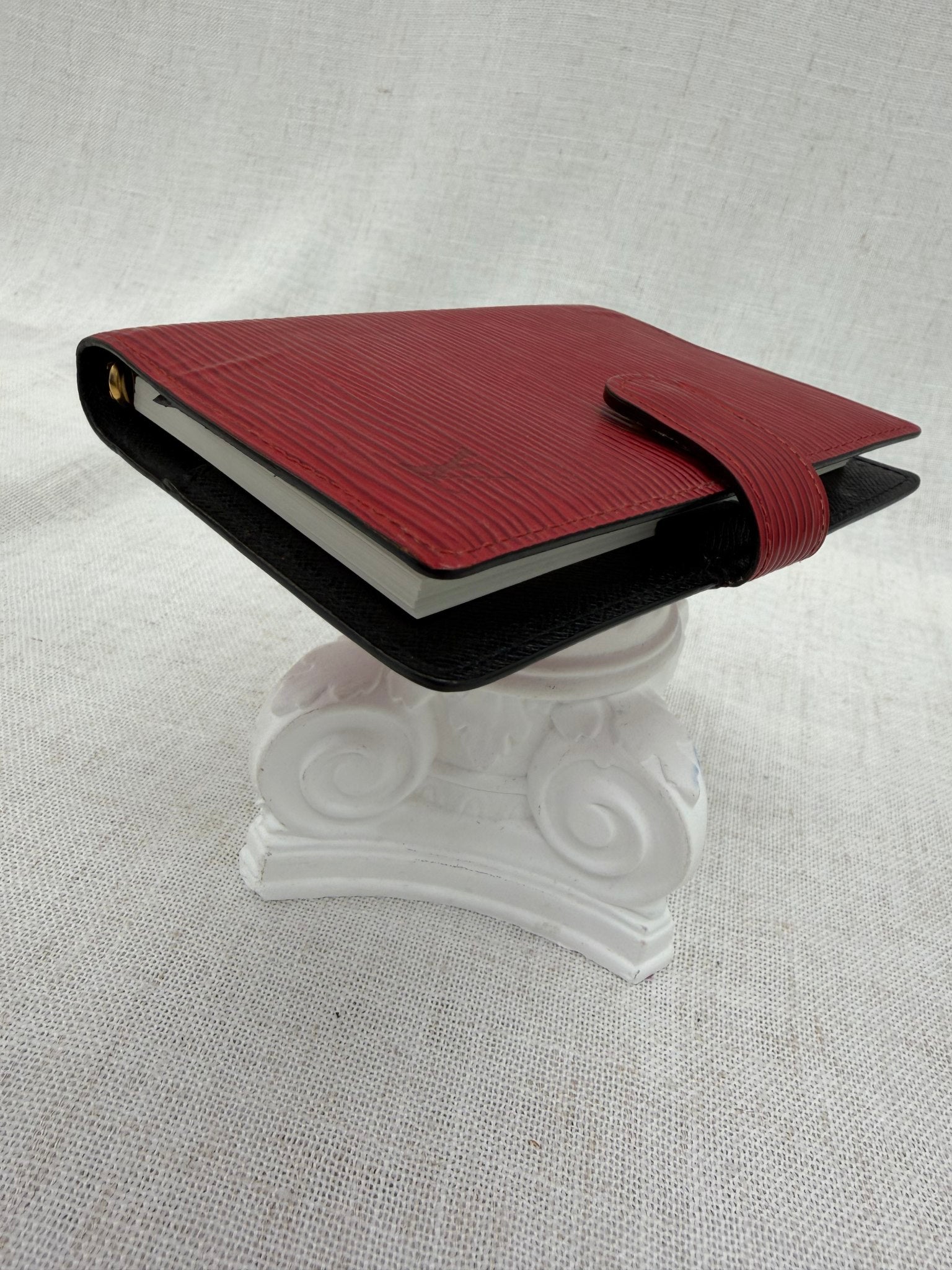 Louis Vuitton Red Epi Passport Agenda PM