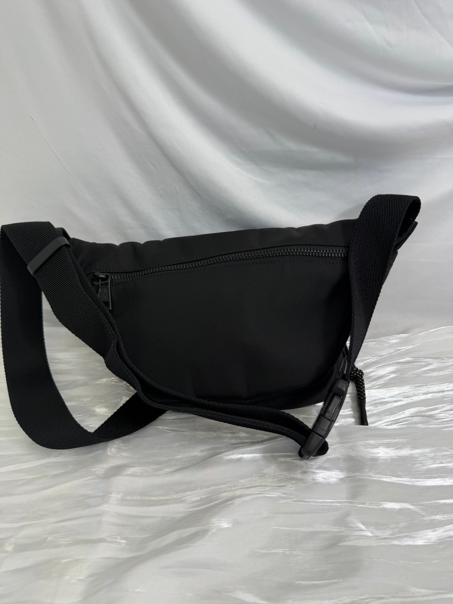 Moncler Durance Black Canvas Bum Bag