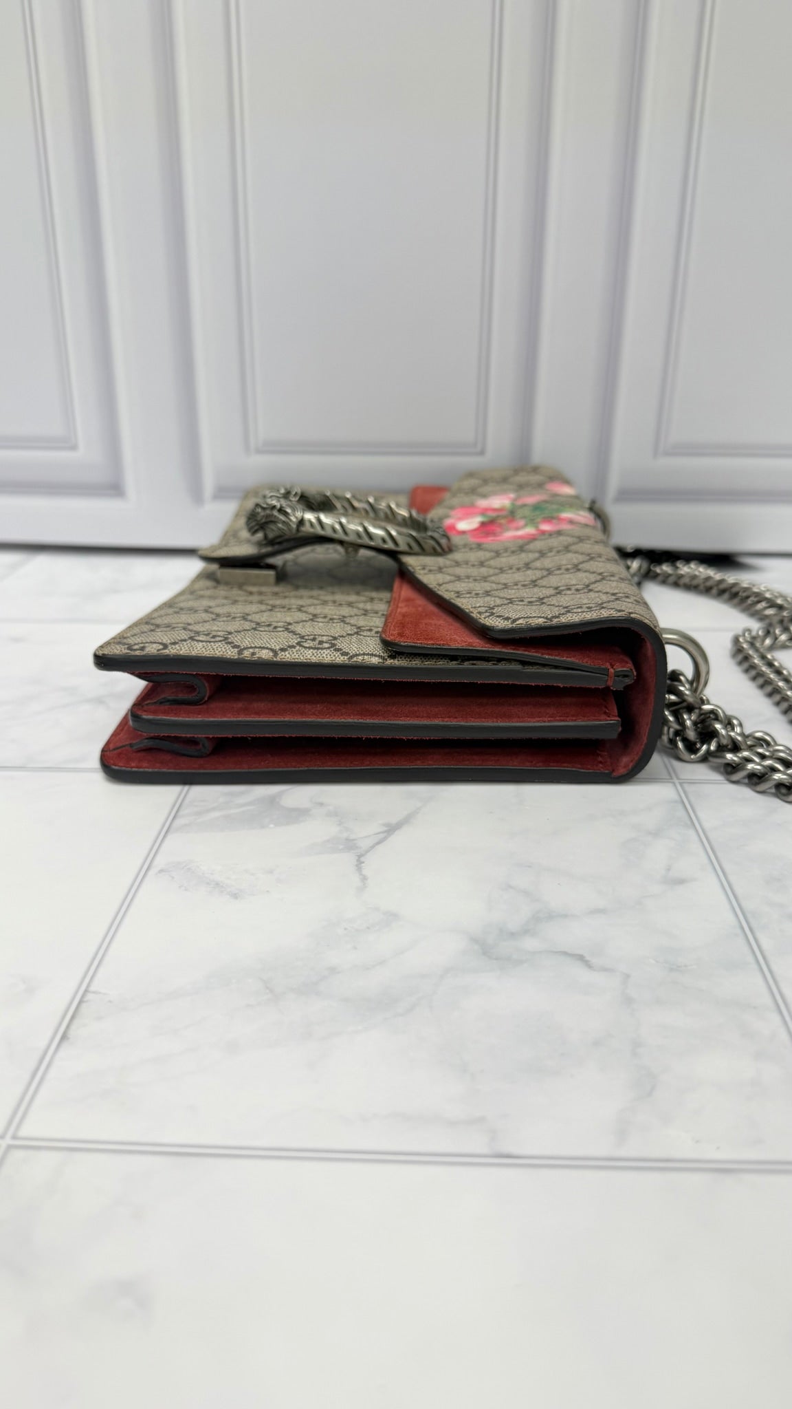 Gucci GG Supreme Bloom Dionysus Shoulder Bag And Wallet