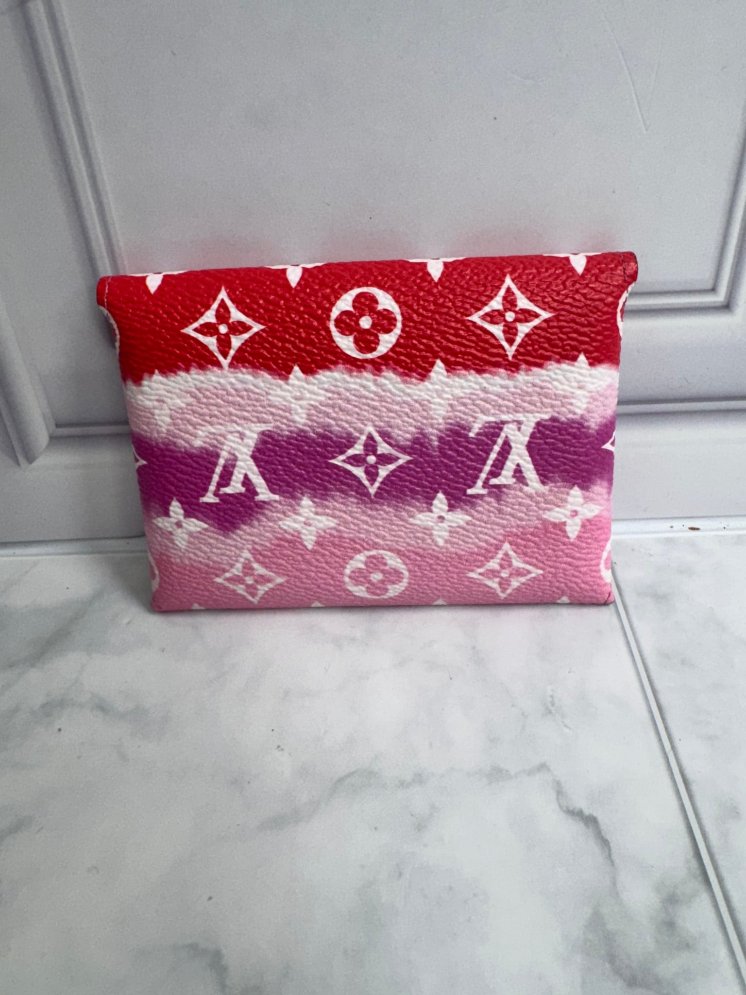 Louis Vuitton Red Monogram Escale Small Kirigami Pochette