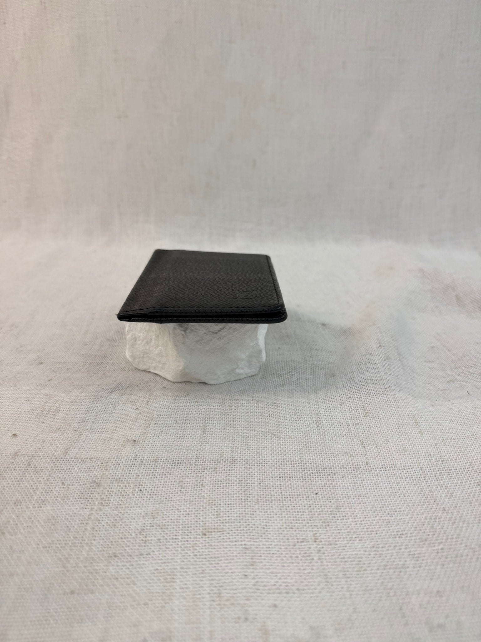 Louis Vuitton Black Leather Taiga Pocket Organizer