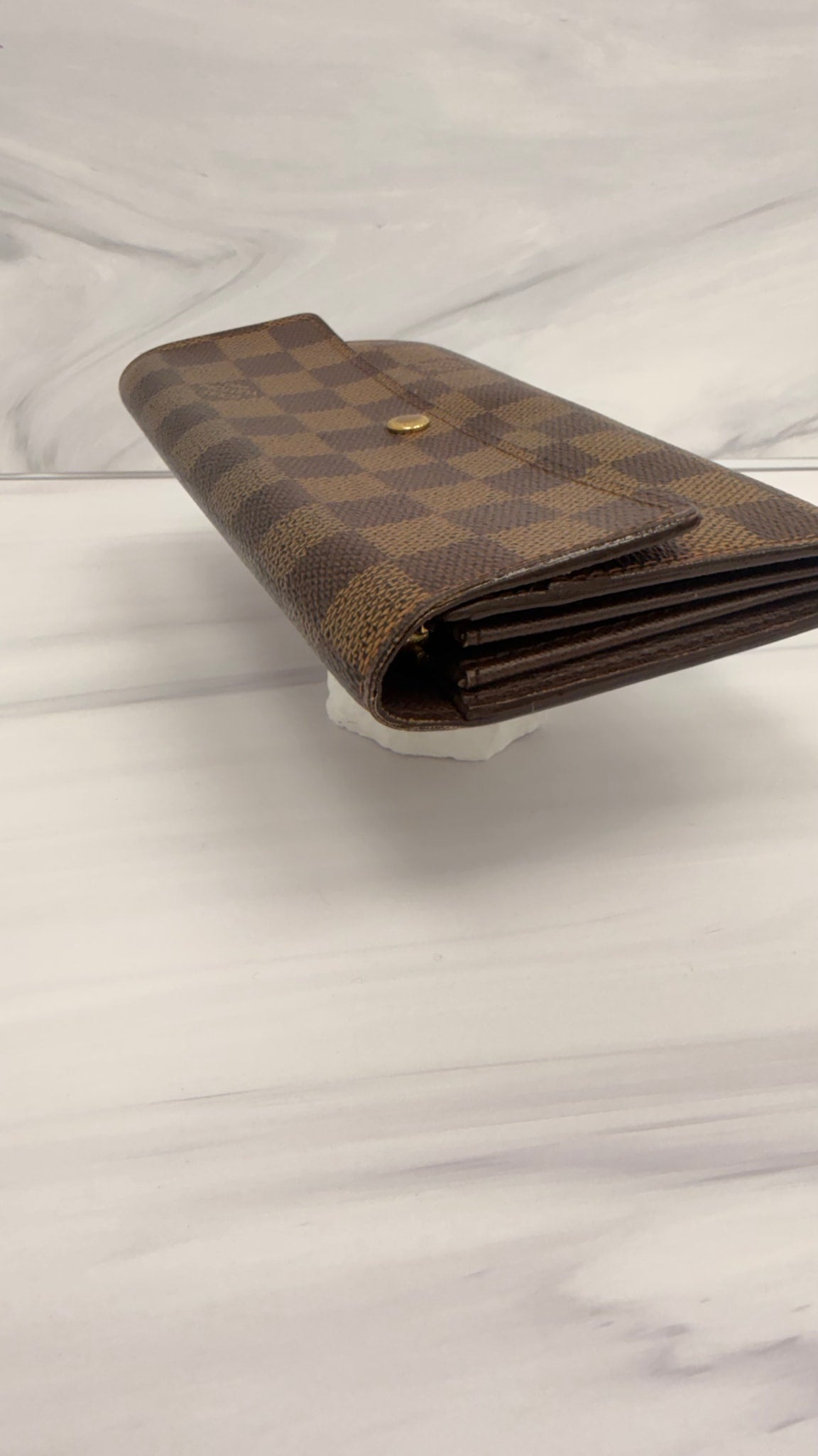 Louis Vuitton Damier Ebene Sarah Wallet