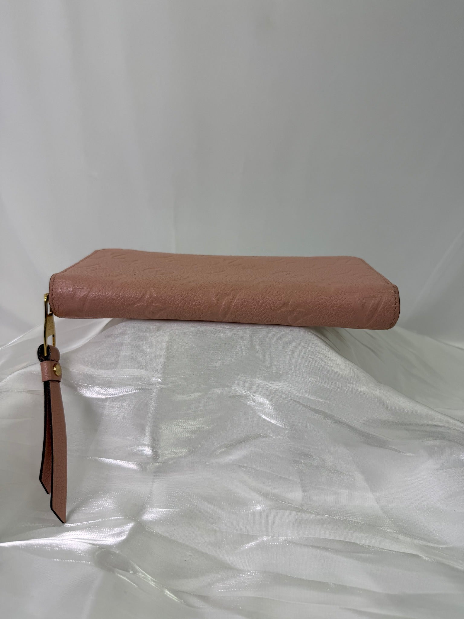Louis Vuitton Pink Monogram Empreinte Zippy Wallet