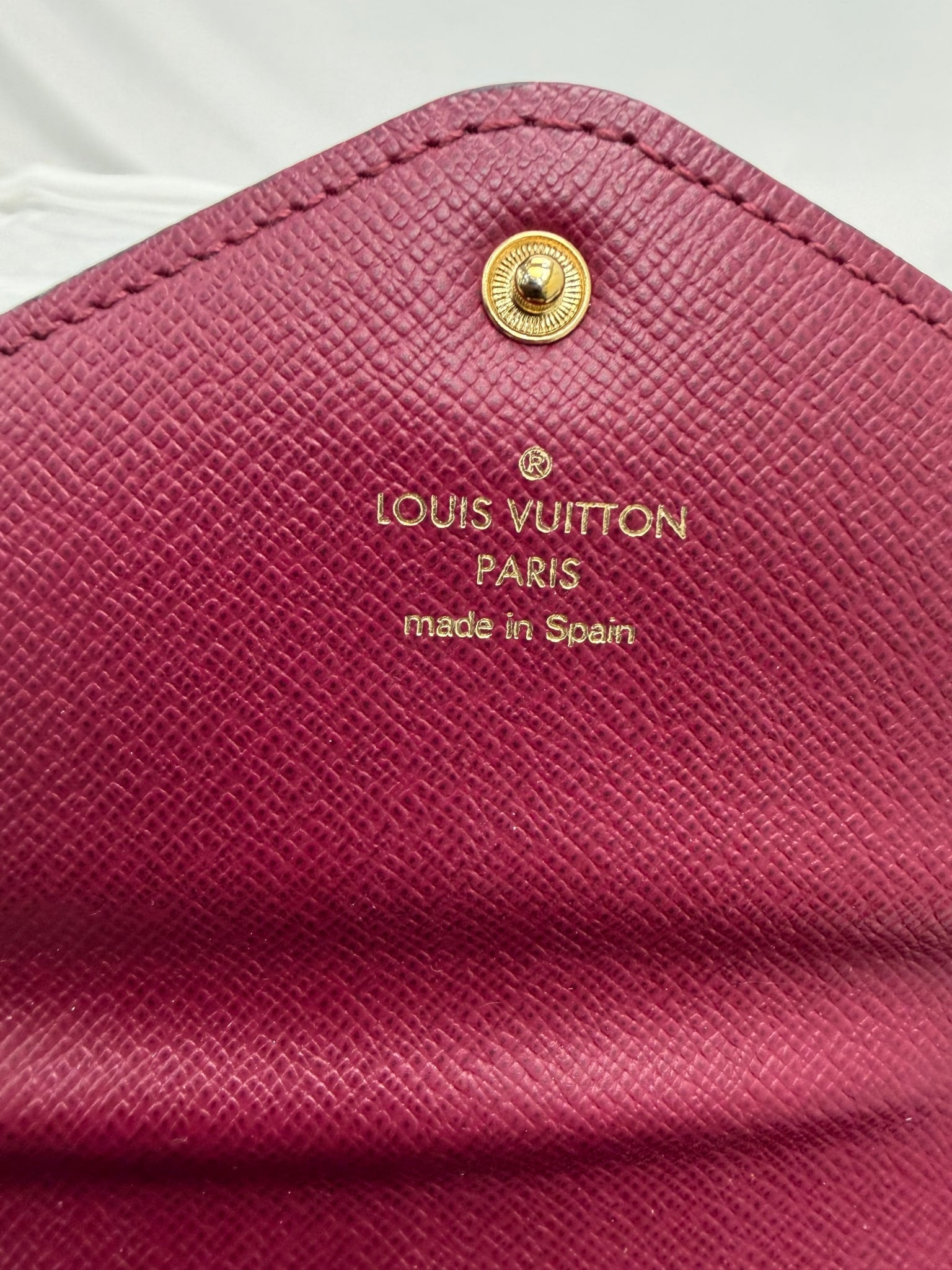 Louis Vuitton Monogram & Fuchsia Josephine Wallet