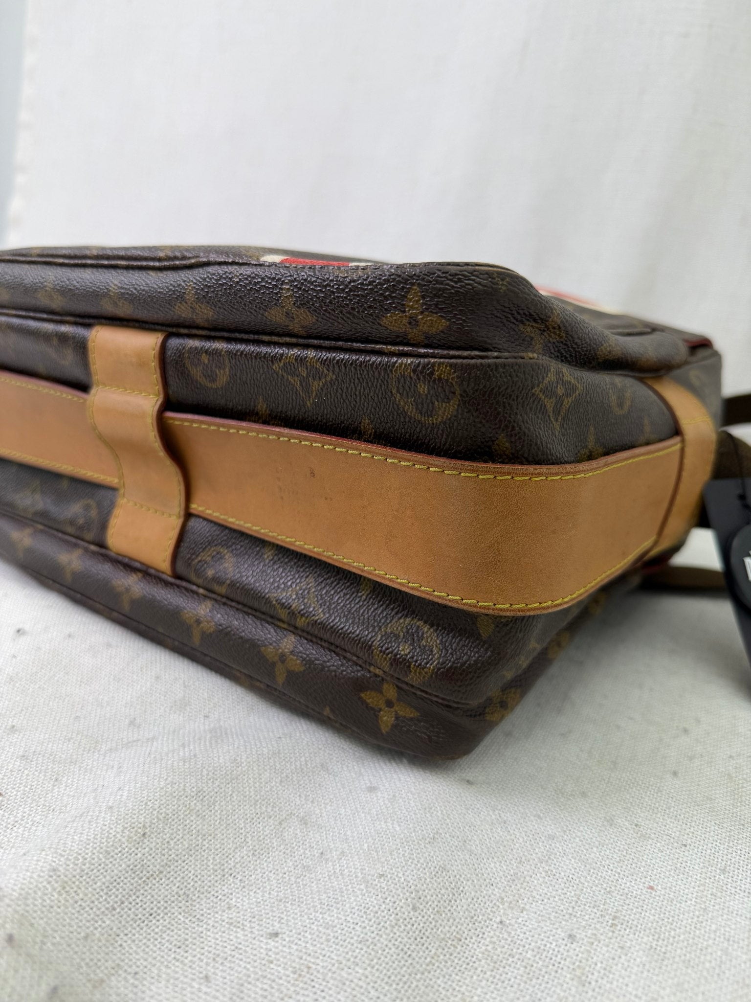 Louis Vuitton Limited Edition Monogram China Run Naviglio Messenger Bag