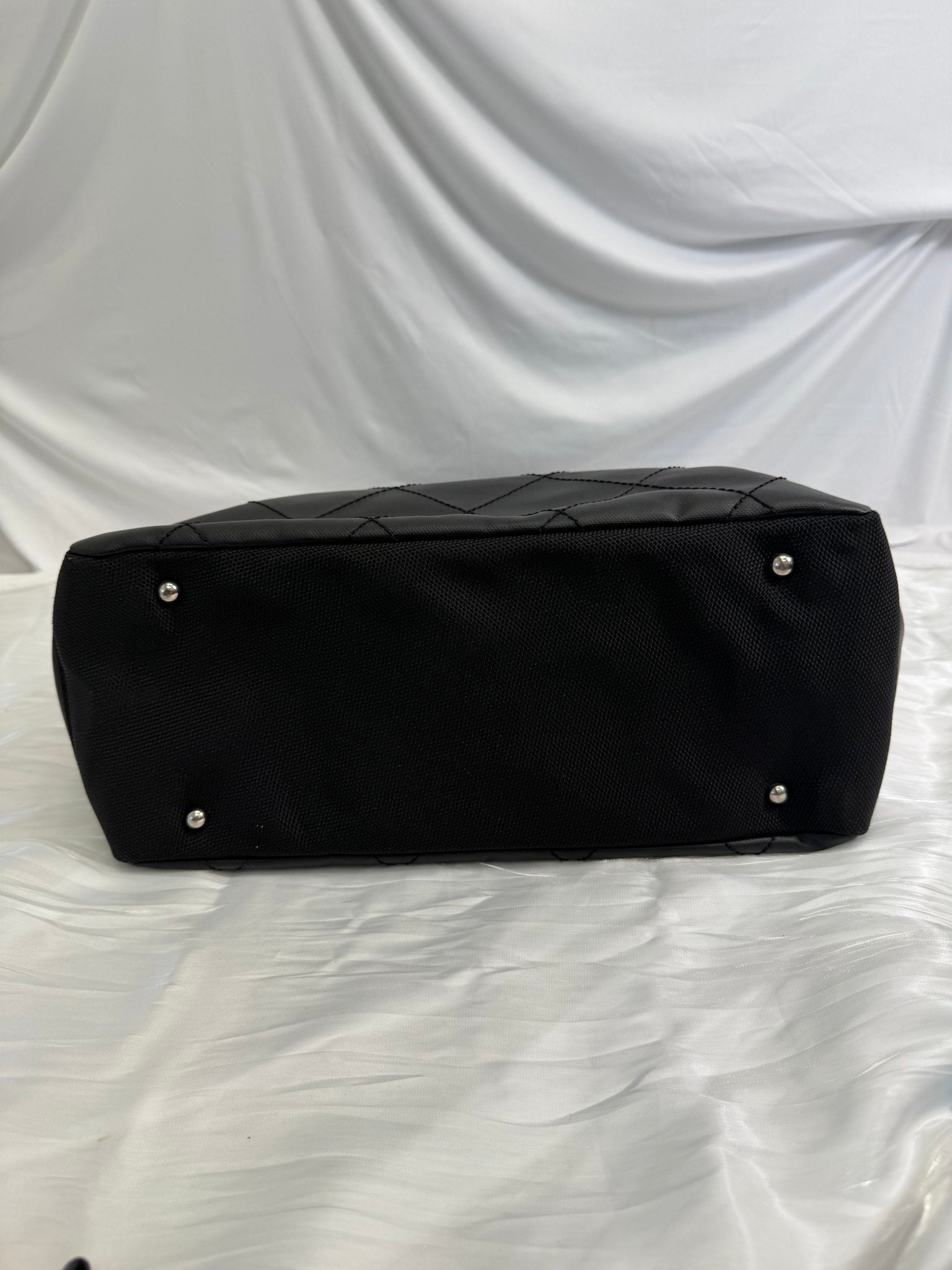 Chanel Black Quilted Paris Biarritz Tote Bag GM