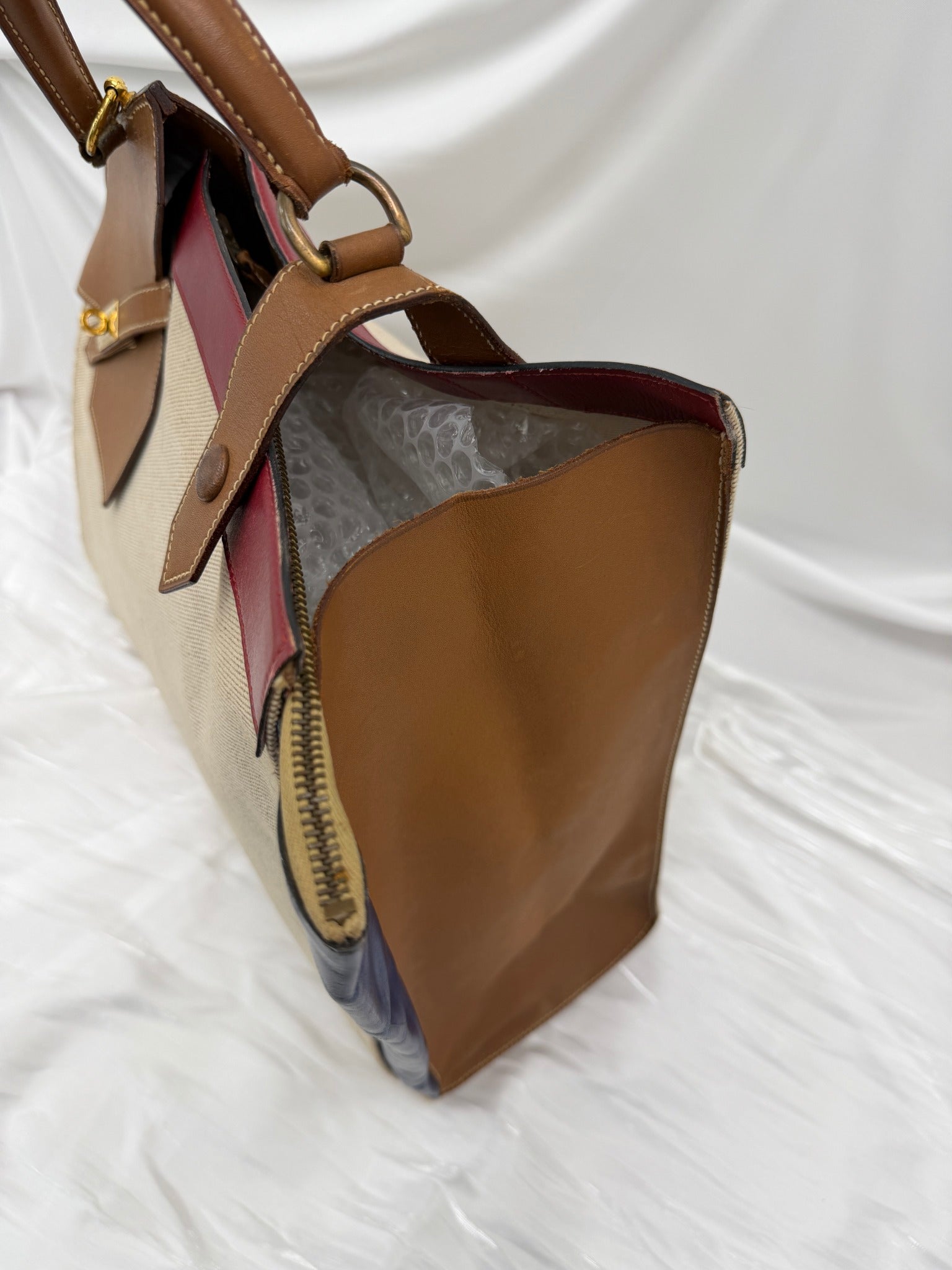 Hermès Toile Sac Himalaya Symbiose 43