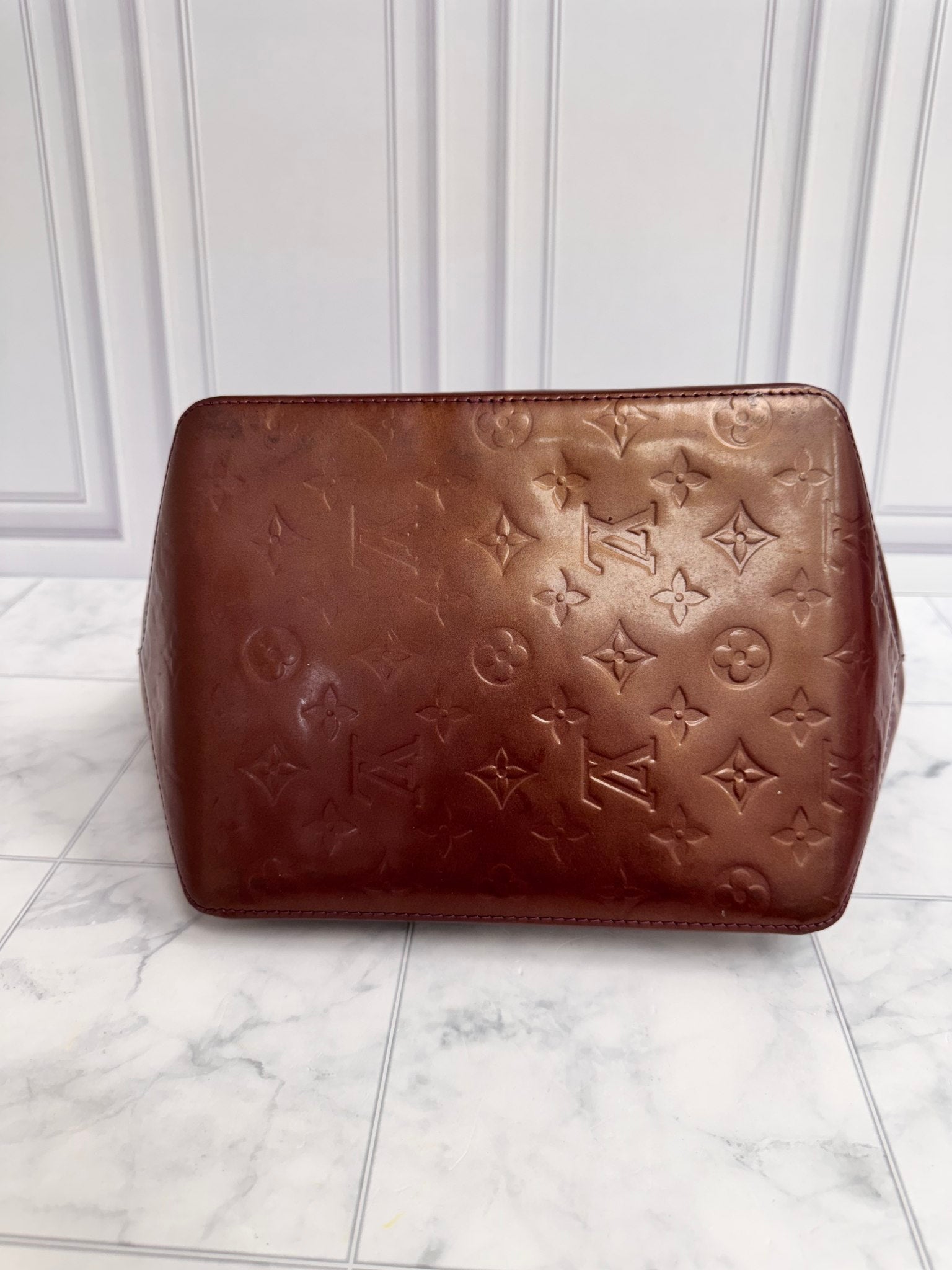 Louis Vuitton Plum Monogram Vernis Bellevue PM