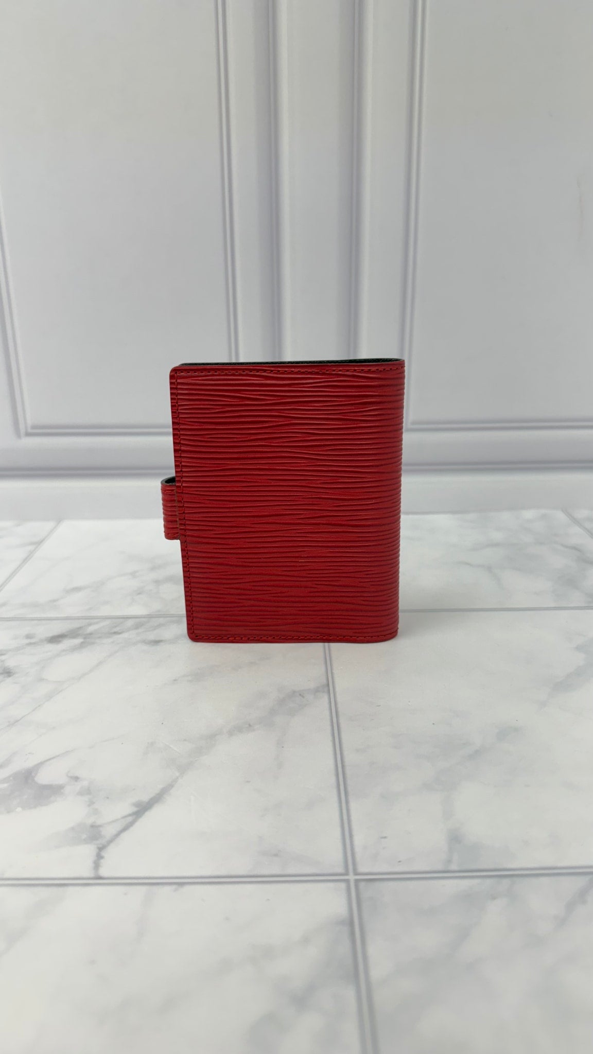 Louis Vuitton Red Epi Leather Mini Agenda