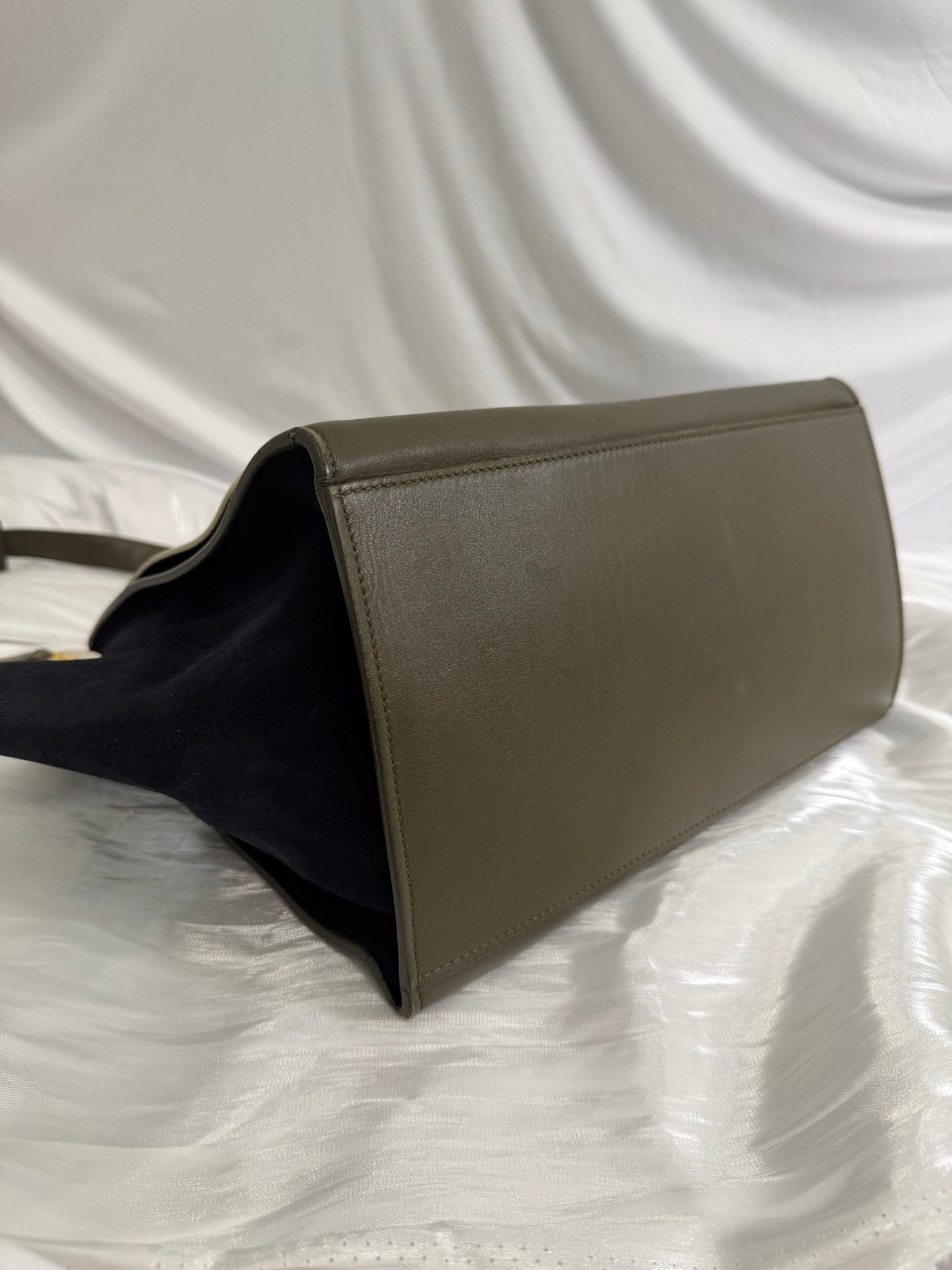 Celine Tri Color Trapeze 2Way Bag