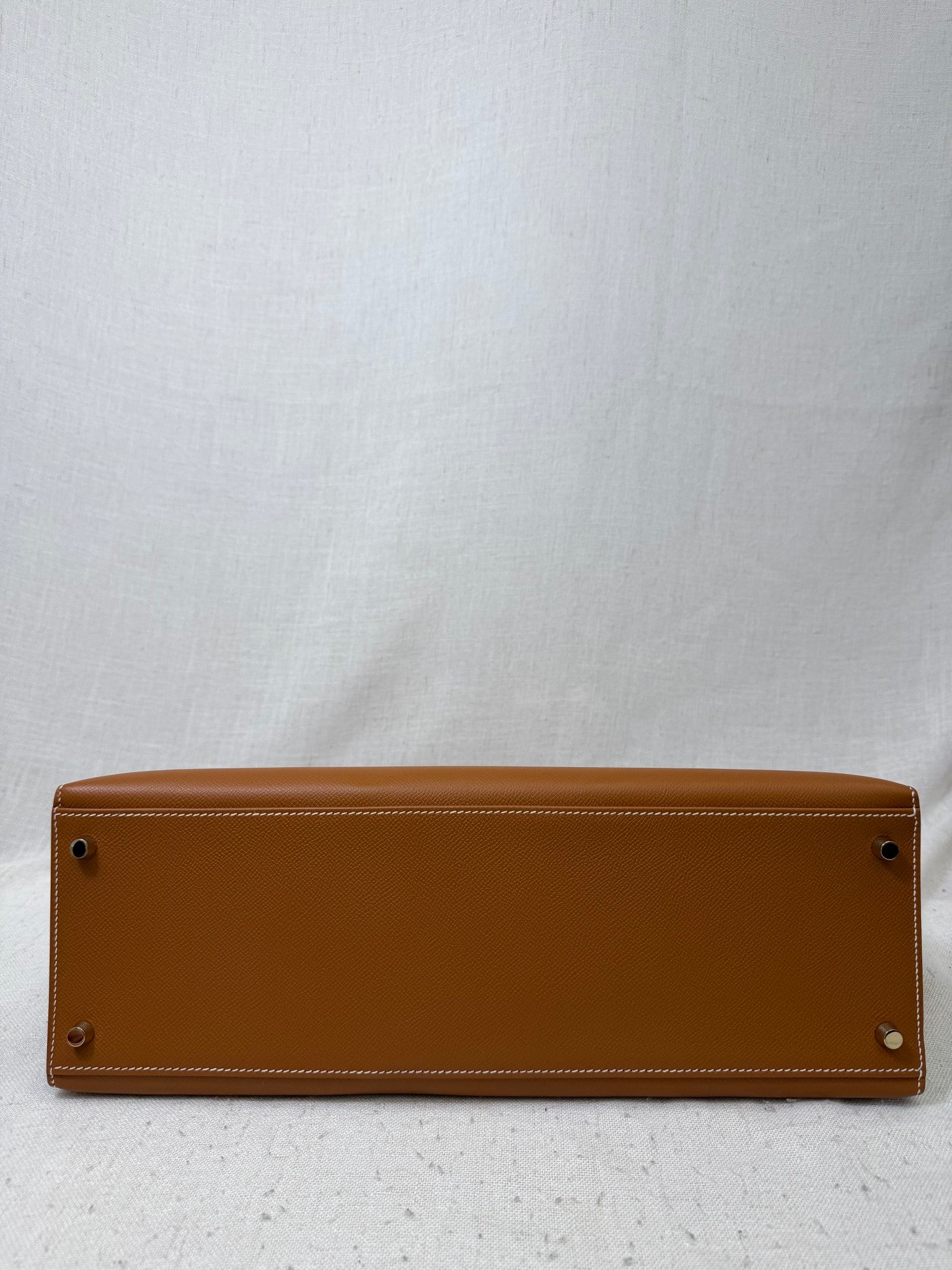 LIKE NEW - Hermes Gold Epsom Leather Kelly 40 Handbag