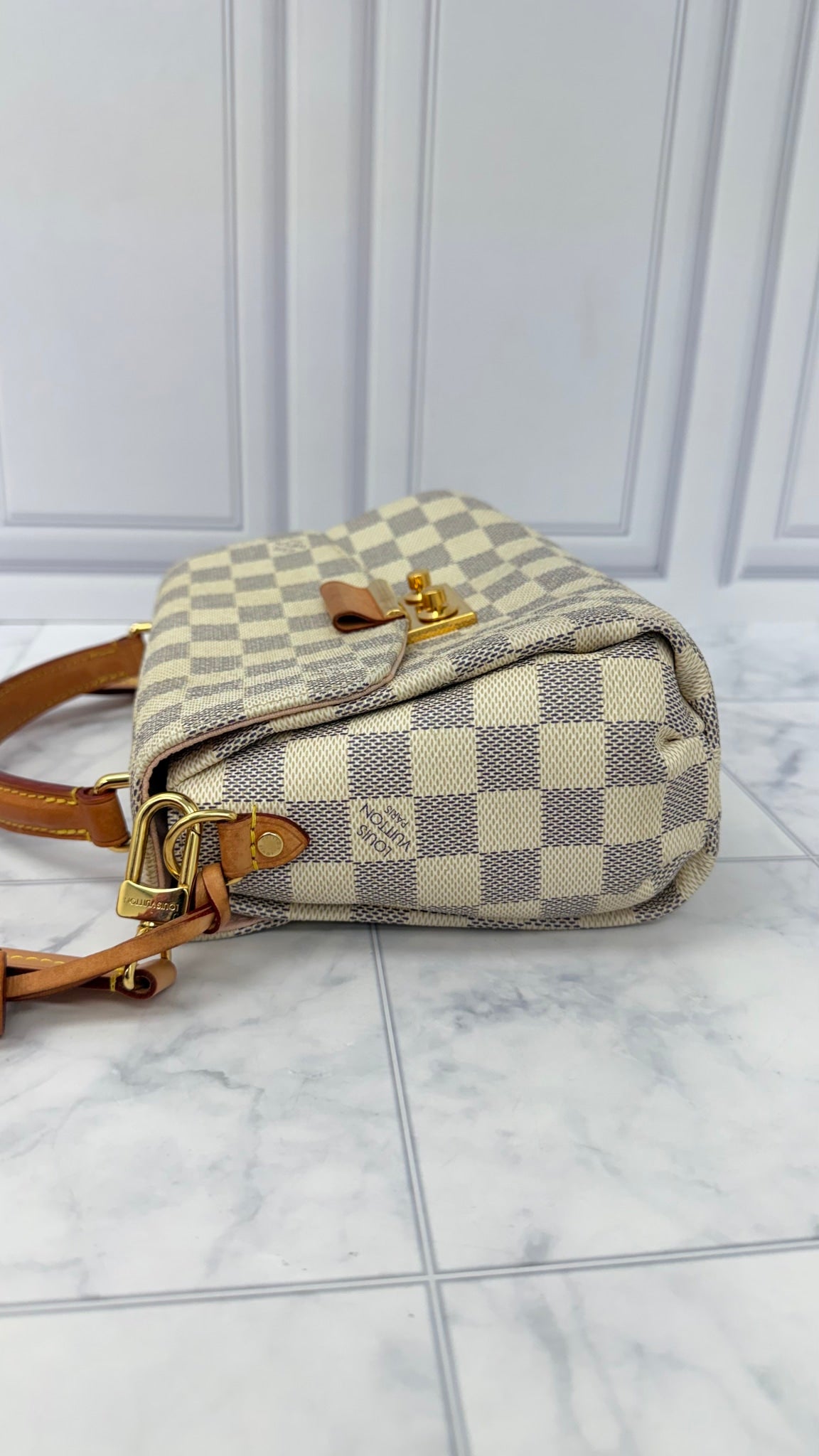 Louis Vuitton Damier Azur Croisette Crossbody Bag