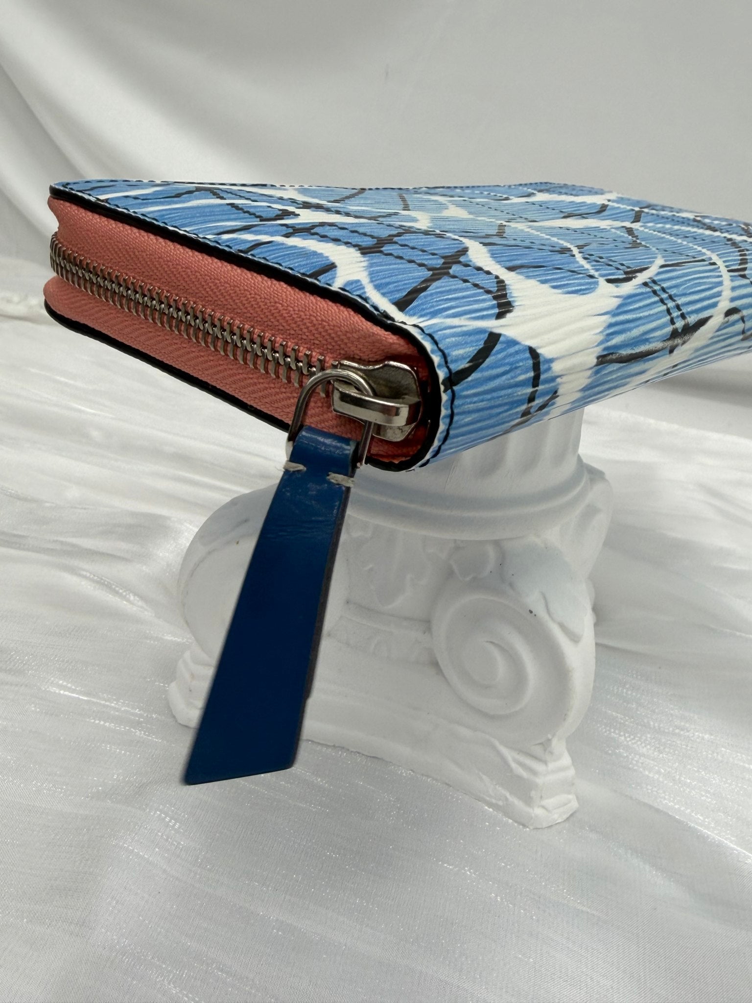 Louis Vuitton Aqua Print Epi Limited Edition Zippy Wallet